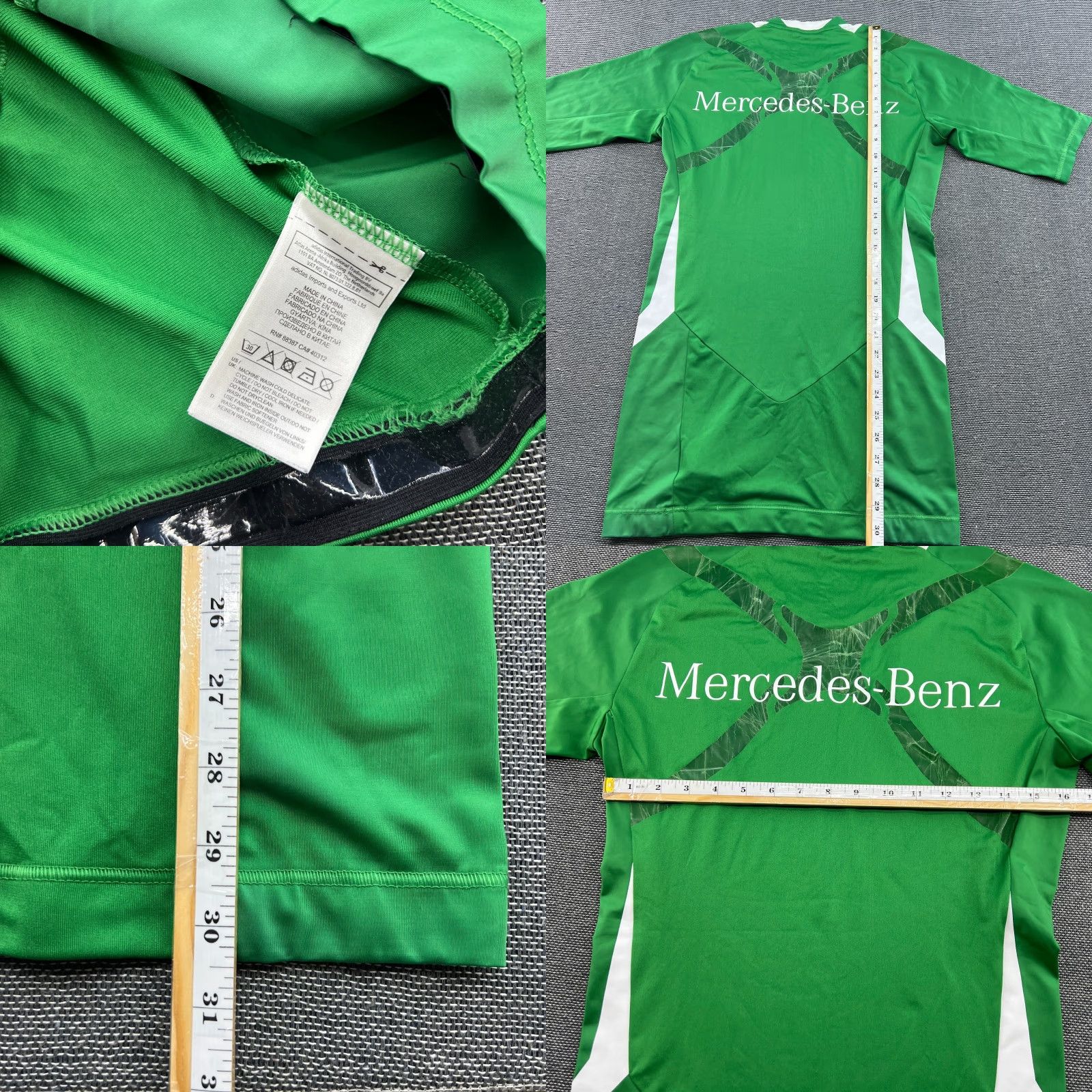 Adidas adidas Germany 2012 2013 Training Player Issue Football Jersey Short Sleeve Size 5 Green Mens T-Shirt Quick Dry Techfit Size US S / EU 44-46 / 1 - 9 Thumbnail