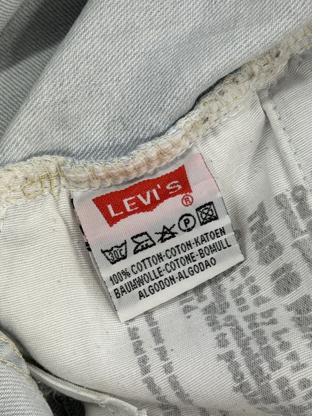Levi's COUCOU BEBE CHANGEMENT DE PROPEIETAIRE DISTRESSED JEANS Size US 36 / EU 52 - 11 Thumbnail