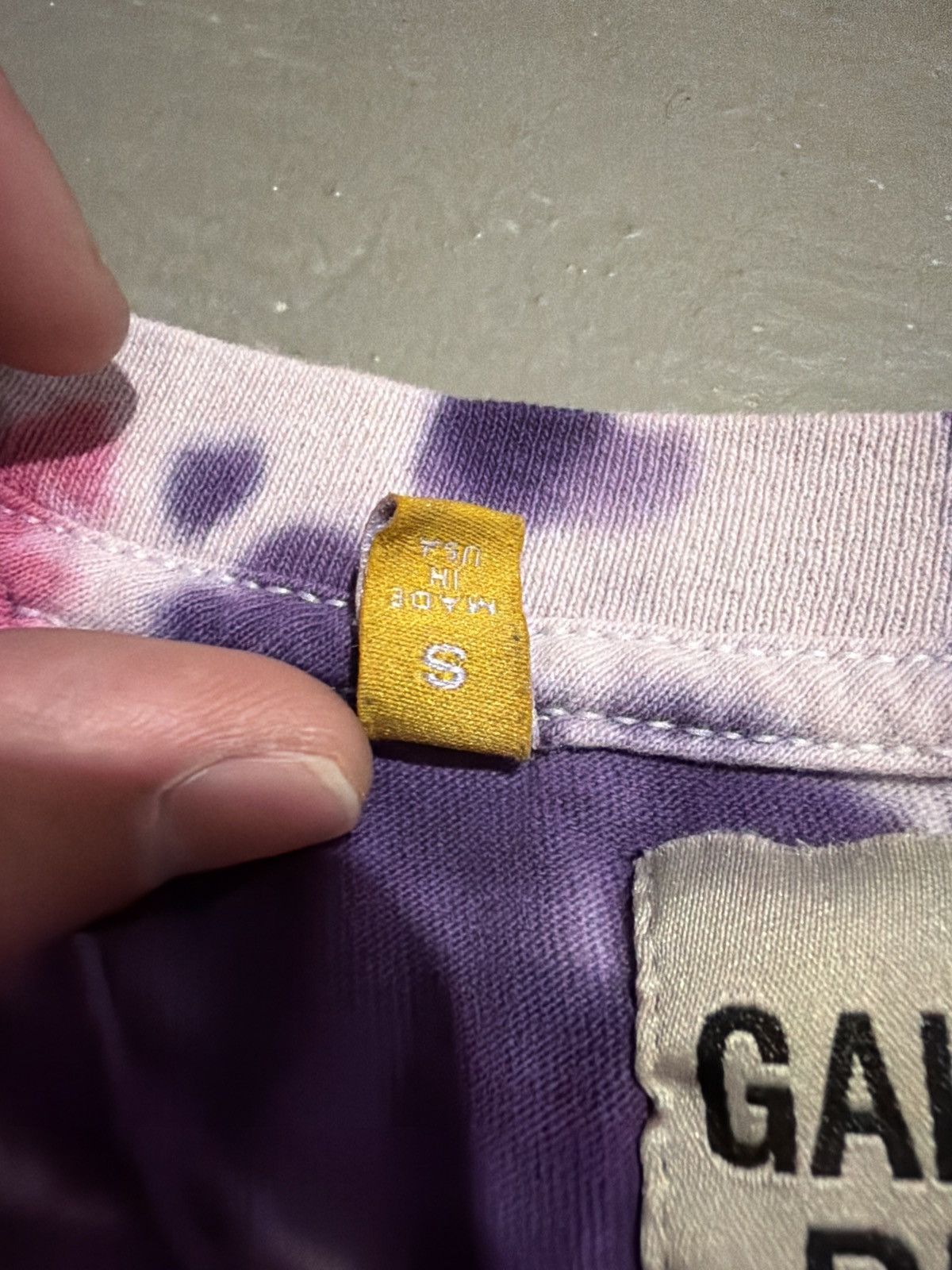 Gallery Dept. Gallery Dept Stop Being Racist Tie Dye Tee Size US S / EU 44-46 / 1 - 9 Thumbnail