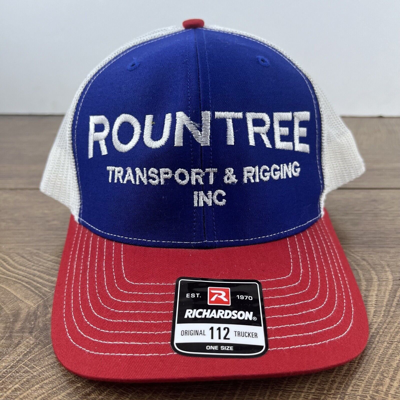 Other Rountree Transport Rigging Snapback Hat Blue Adjustable Hat Size ONE SIZE - 3 Thumbnail