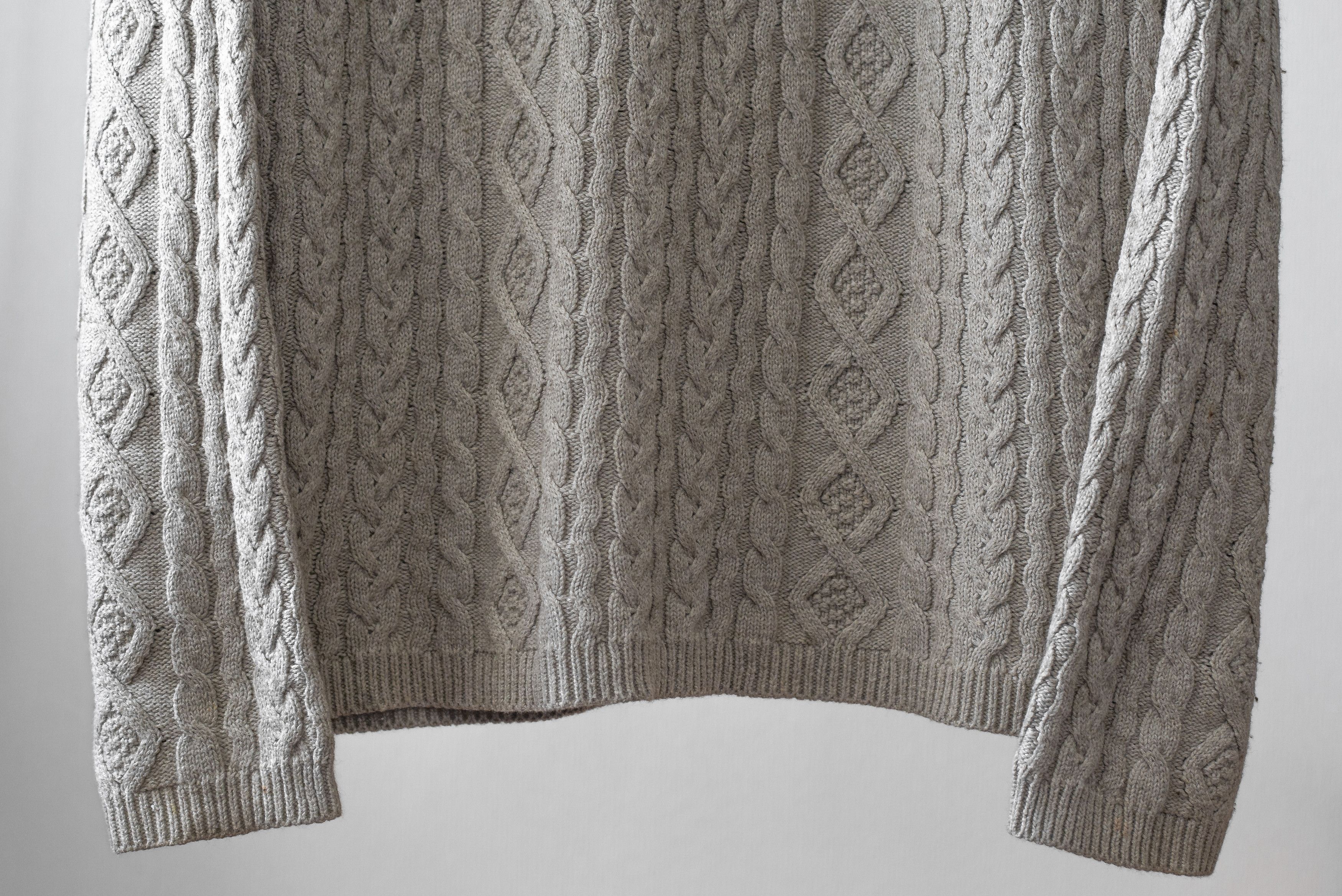 Yohji Yamamoto vintage cable knit Size US L / EU 52-54 / 3 - 3 Thumbnail