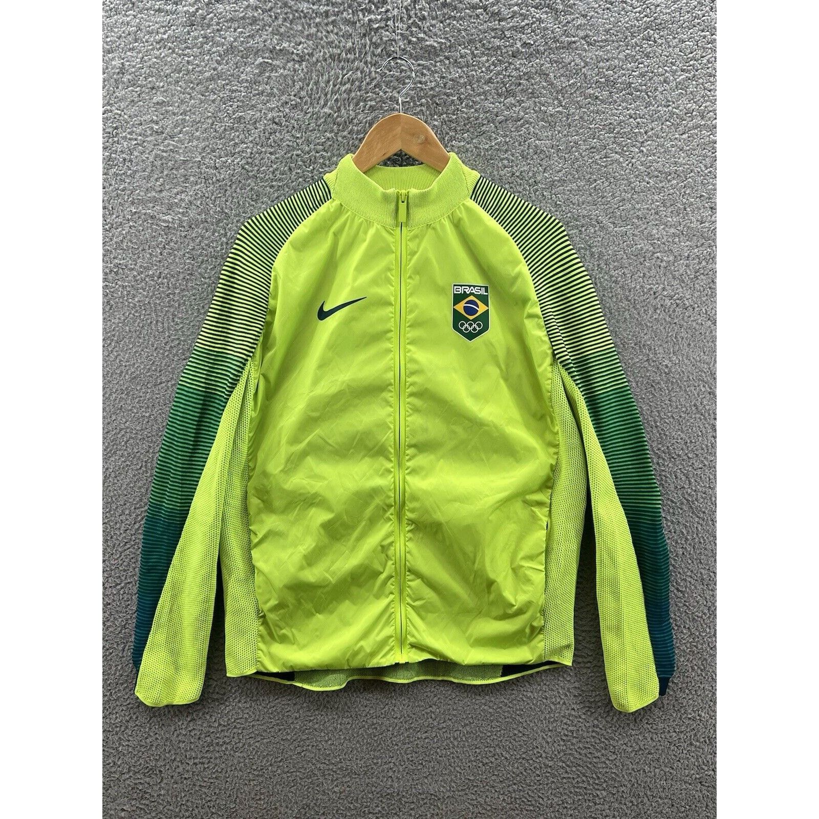 Nike Nike NikeLab Volt Green Reveal Team Brazil Rio Olympics 2016 Size US L / EU 52-54 / 3 - 1 Thumbnail