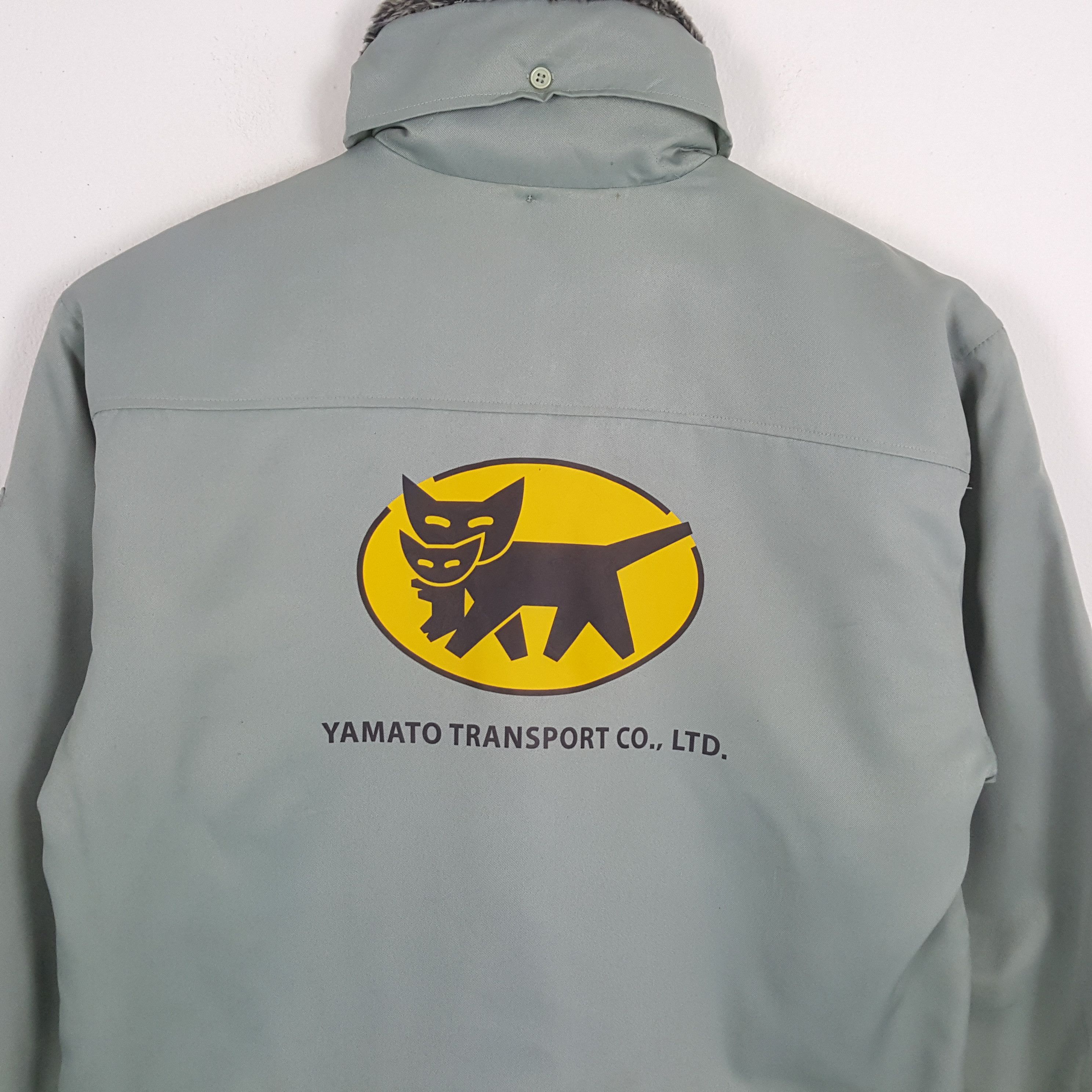 Japanese Brand × Vintage Vintage YAMATO TRANSPORT Racing Style Winter Jacket Size US L / EU 52-54 / 3 - 2 Thumbnail