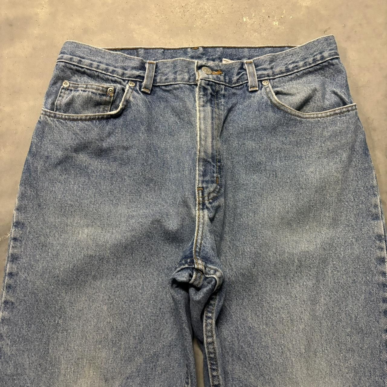 Japanese Brand × Vintage Crazy Vintage Y2K/2000s Medium Wash Essential Denim Jeans! Size US 32 / EU 48 - 5 Thumbnail