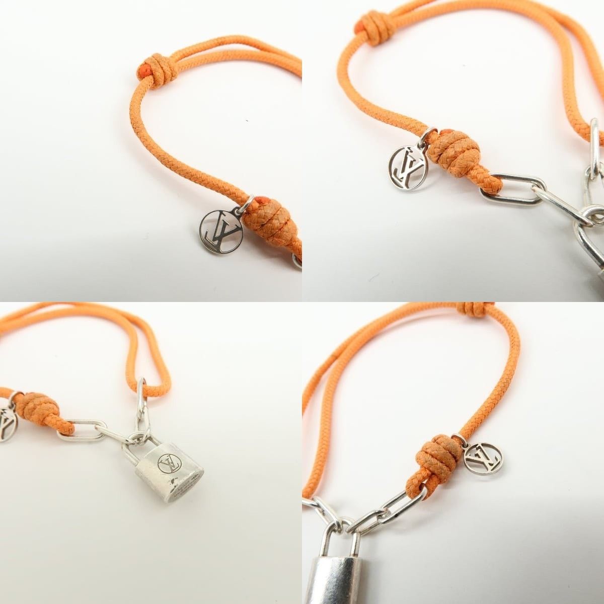 Louis Vuitton Louis Vuitton Lockit Virgil Abloh Cotton Bracelet Size ONE SIZE - 4 Thumbnail
