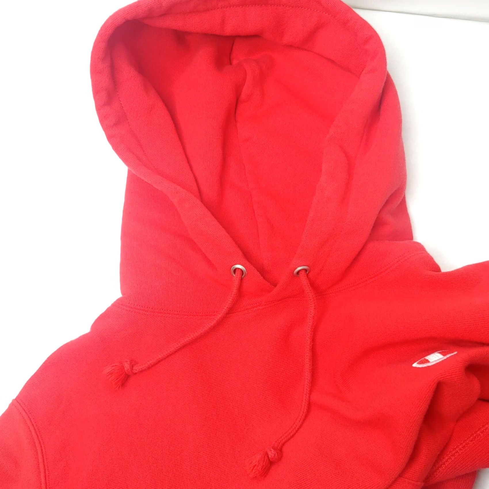 Champion Champion Shirt Mens S Red Reverse Weave Sweatshirt Hooded Heavyweight Athletic Hoodie Size US S / EU 44-46 / 1 - 4 Thumbnail