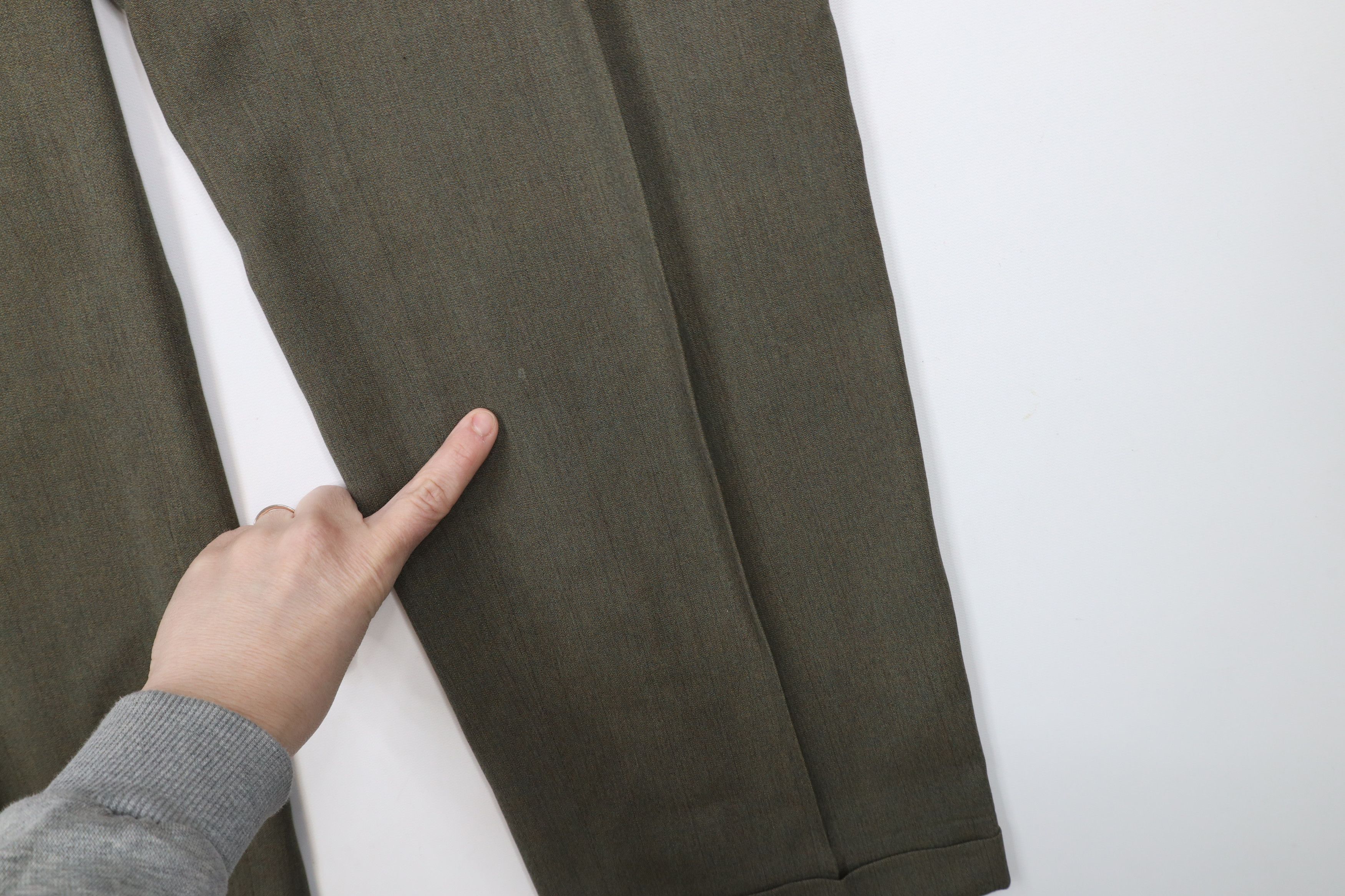 Vintage Vintage 90s Streetwear Pleated Cuffed Wide Leg Chino Pants Size US 32 / EU 48 - 5 Thumbnail