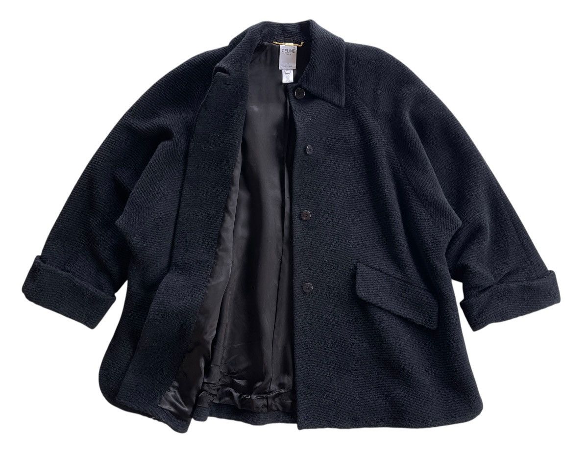Celine 90s Celine Luxury Oversize Mohair Coat Size M / US 6-8 / IT 42-44 - 4 Thumbnail