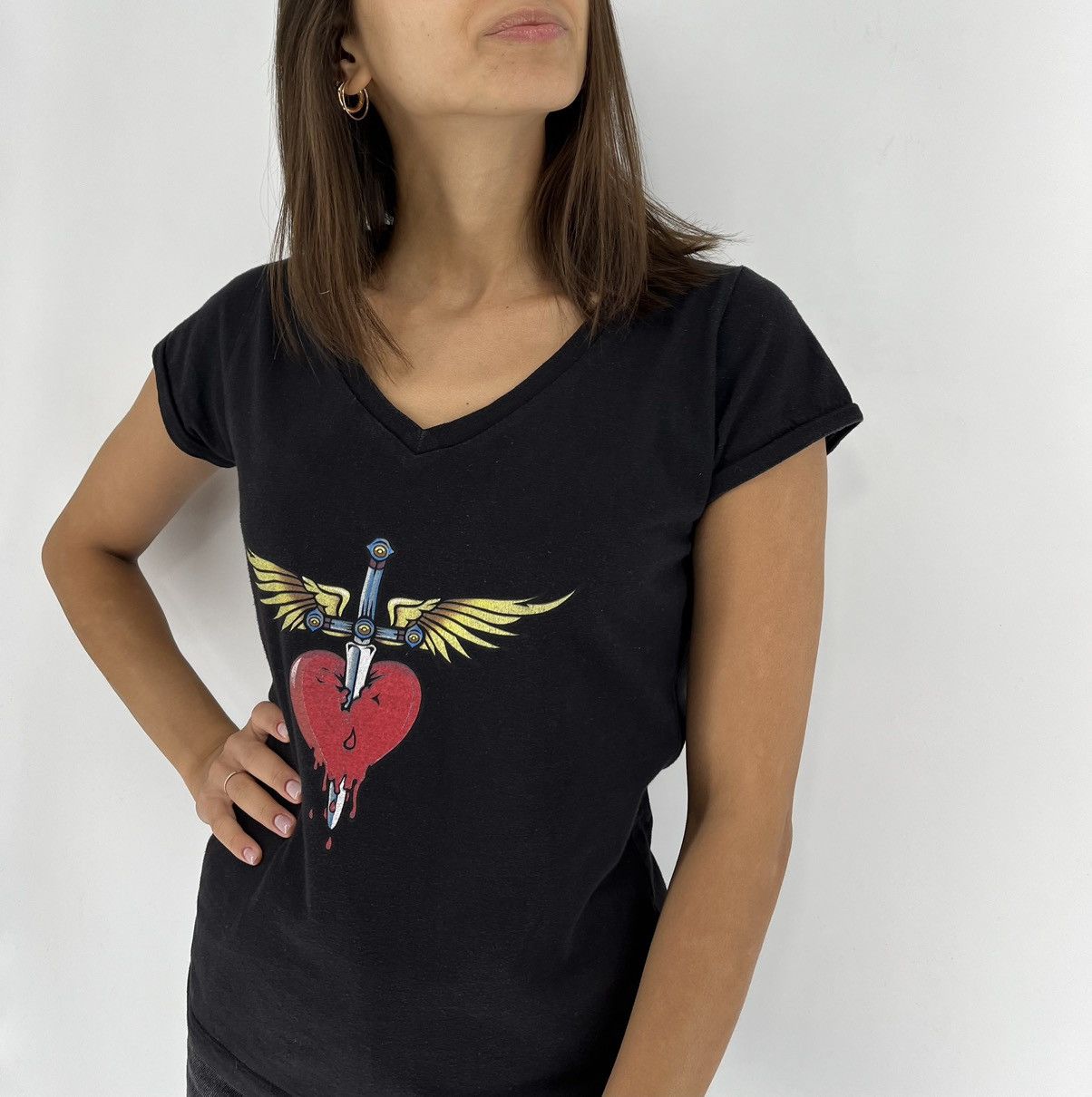 Band Tees VINTAGE BON JOVI BAND TEE Size M / US 6-8 / IT 42-44 - 4 Thumbnail