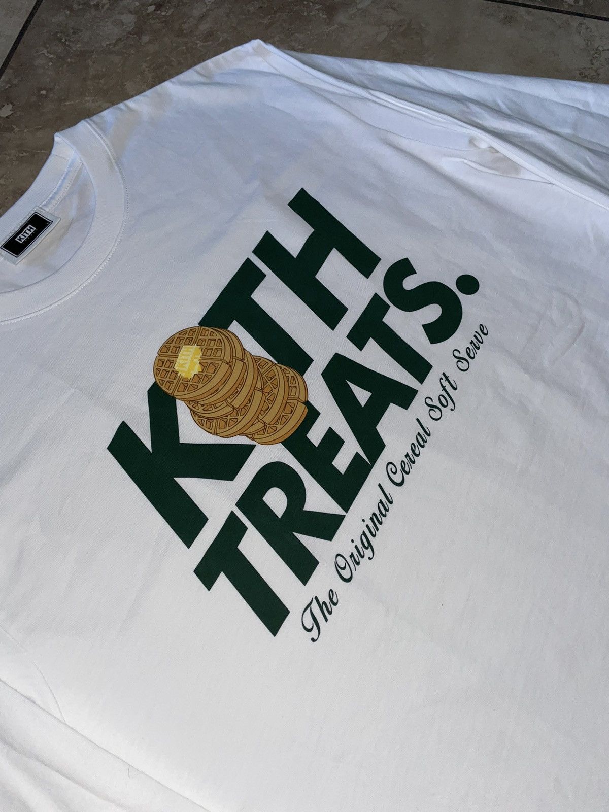 Kith Kith Treats Waffle Vintage Long Sleeve Tee White Size Small Size US S / EU 44-46 / 1 - 2 Thumbnail