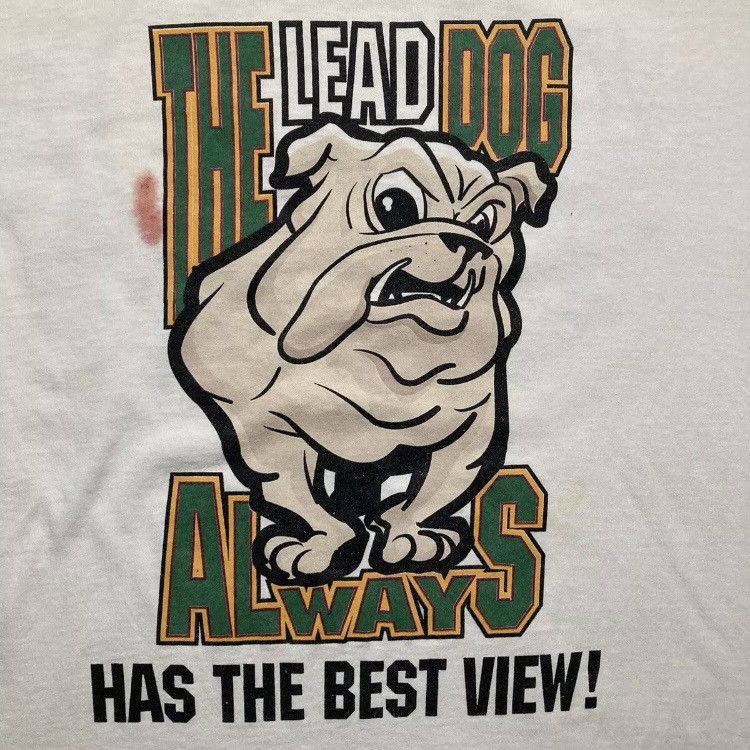Vintage Vintage Bulldog Enjoy The View Double Sided Graphic T Shirt Size US XL / EU 56 / 4 - 3 Thumbnail
