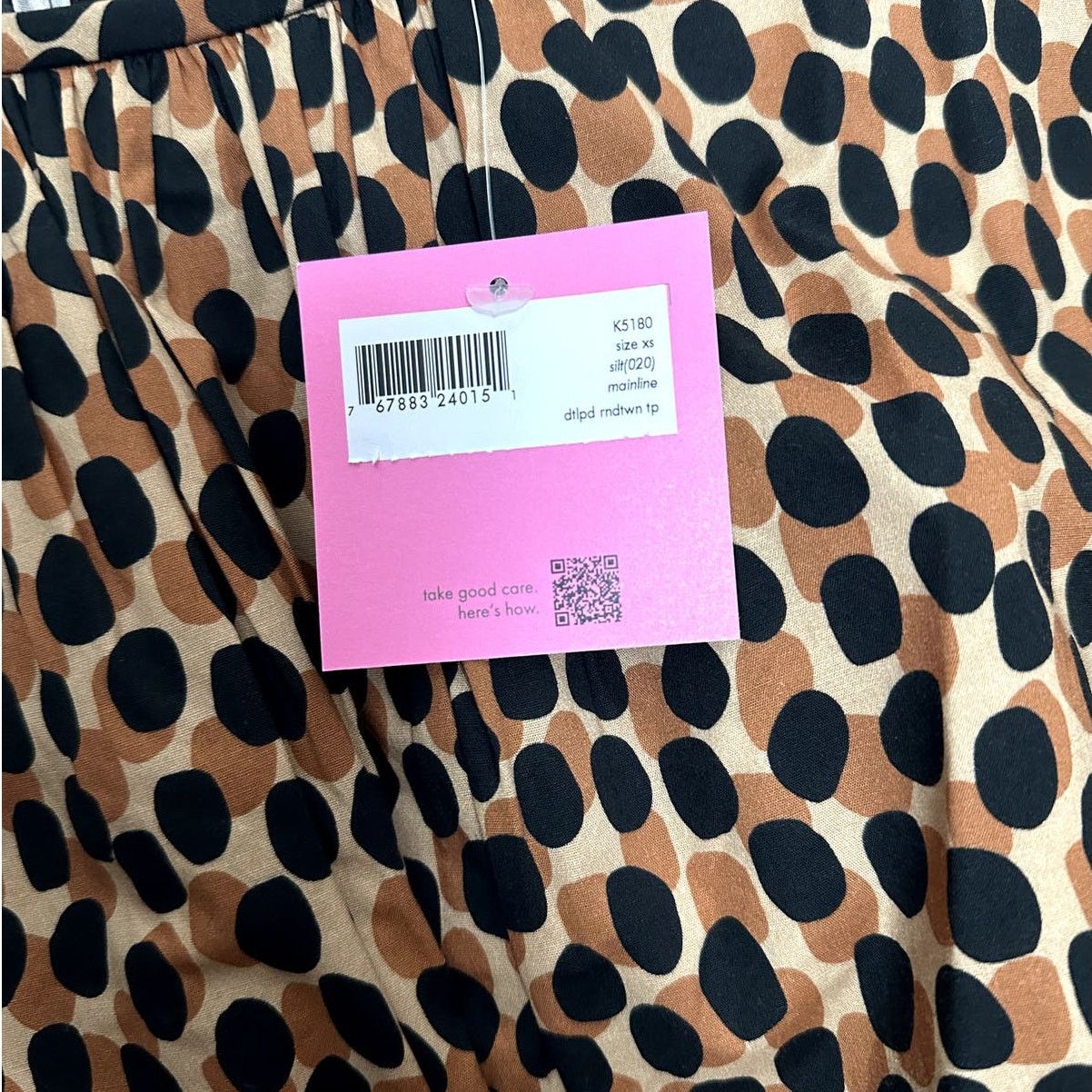 Kate Spade Kate Spade Dotty Leopard Around Town Top XS Size XS / US 0-2 / IT 36-38 - 7 Thumbnail