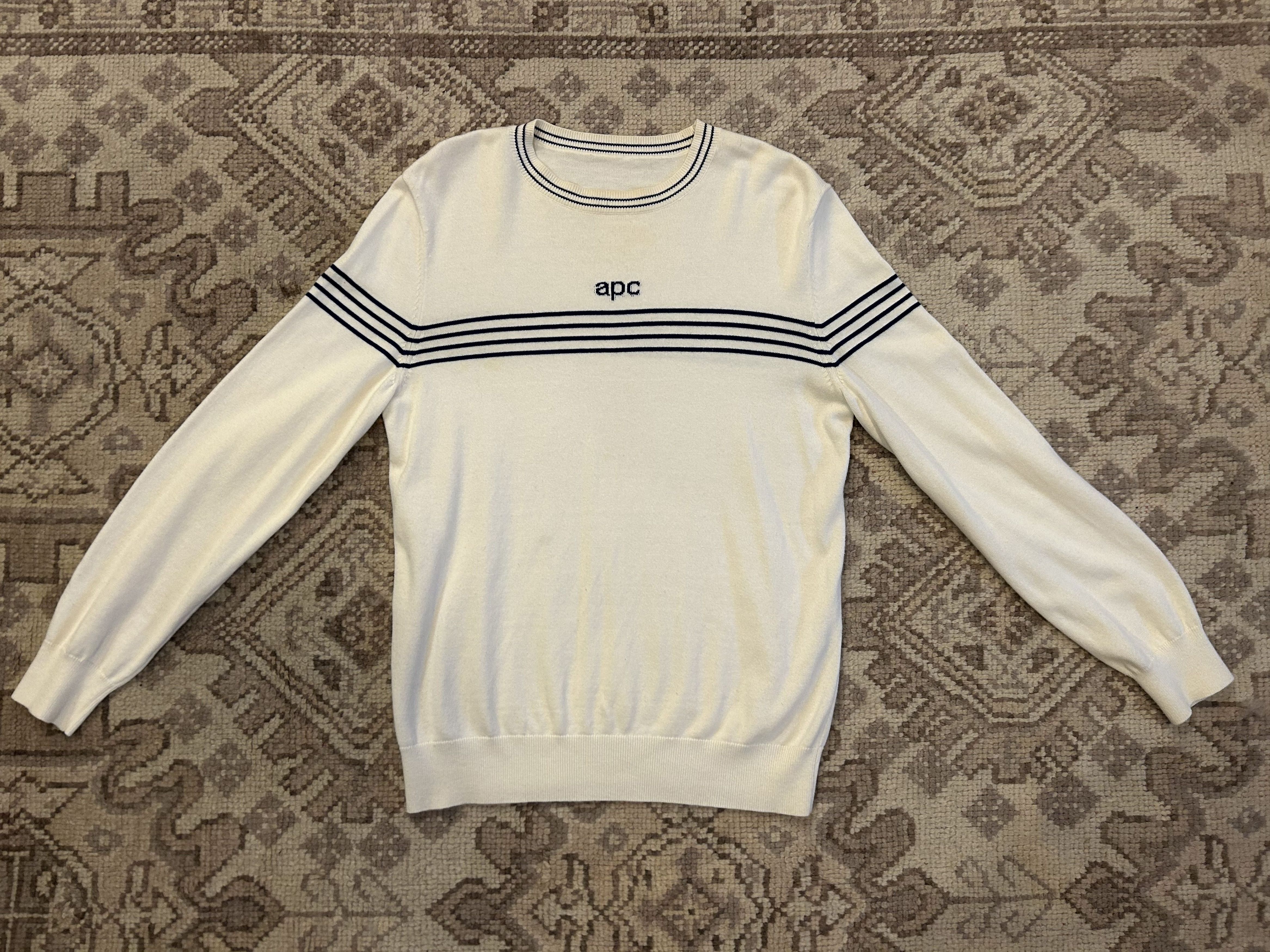 A.P.C. A.P.C Retro Stripe Sweater Size US S / EU 44-46 / 1 - 1 Thumbnail