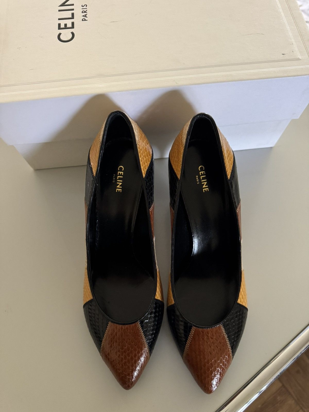 Celine Celine Triangle Heel Ayers Size US 7 / IT 37 - 1 Thumbnail