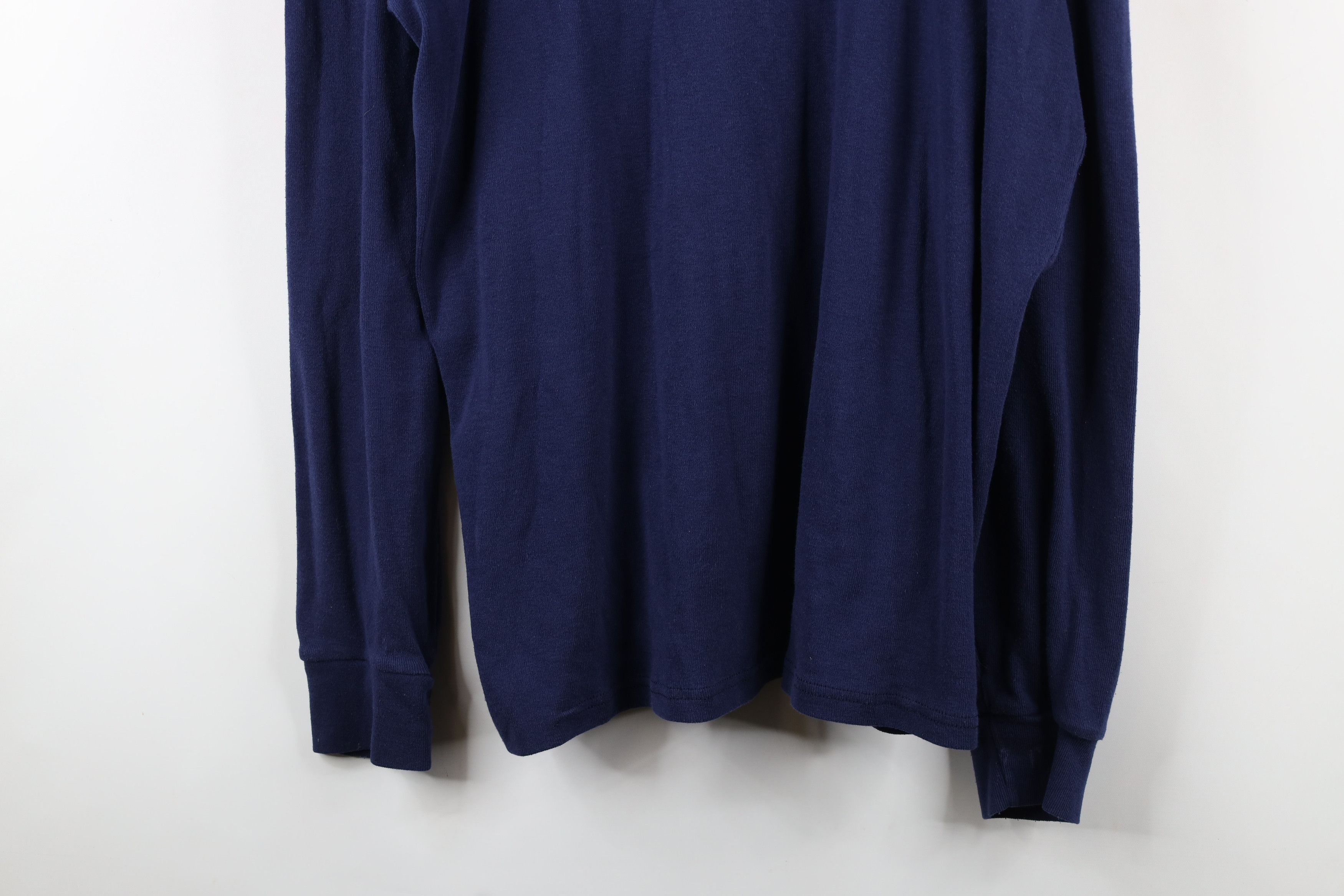 Majestic × Vintage Vintage 90s Majestic Baseball Ribbed Turtleneck T-Shirt USA Size US XXL / EU 58 / 5 - 3 Thumbnail