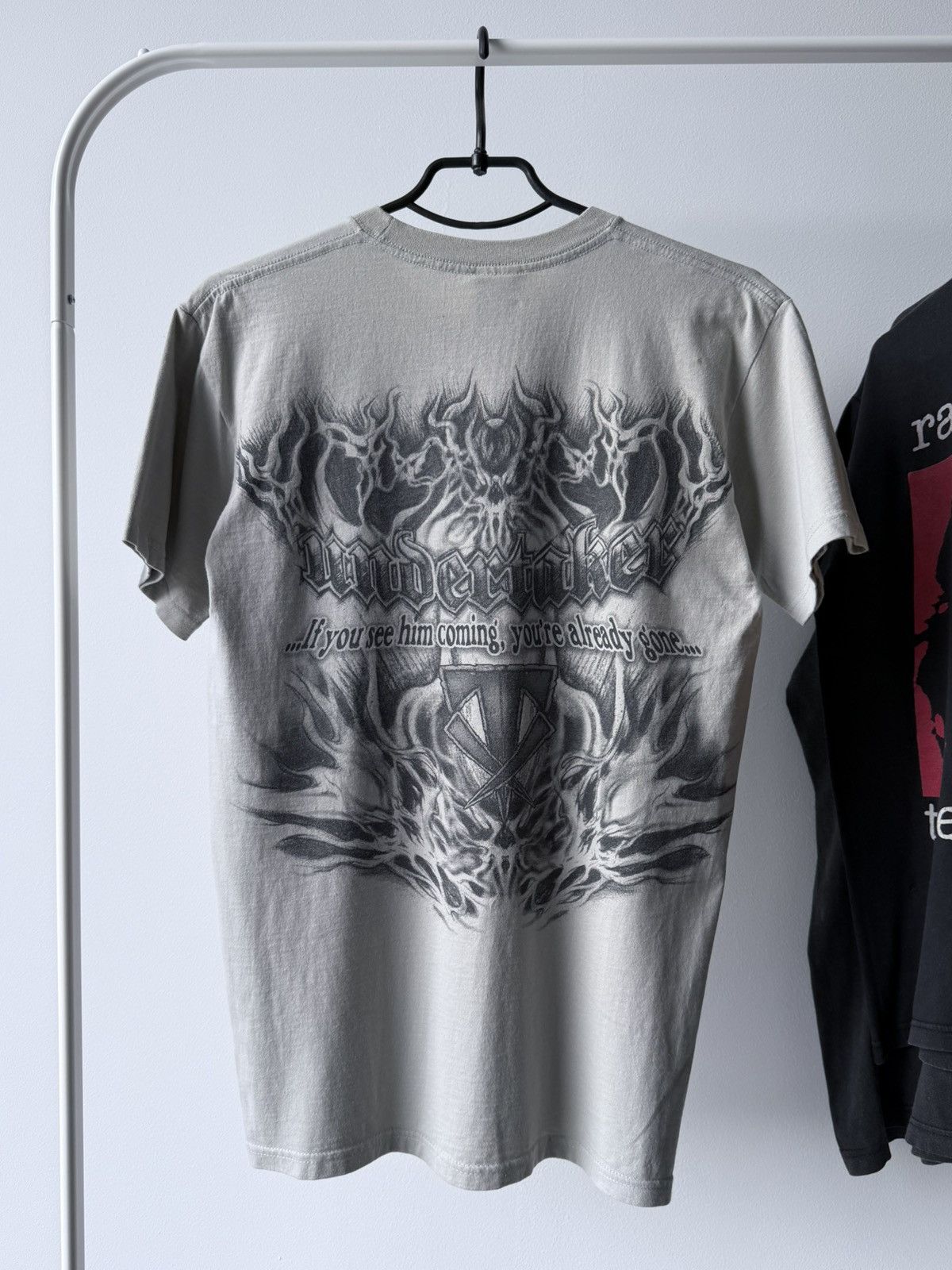 WWE Vintage Y2K 2008 Undertaker WWE Wrestling AOP T-Shirt Tee Size US S / EU 44-46 / 1 - 2 Thumbnail