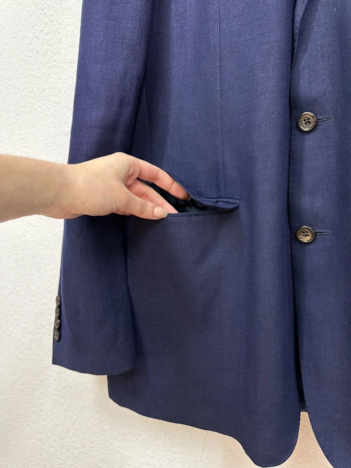 Ralph Lauren Polo Ralph Lauren Linen Blazer RRL Jacket Purple Lable Size US L / EU 52-54 / 3 - 7 Thumbnail