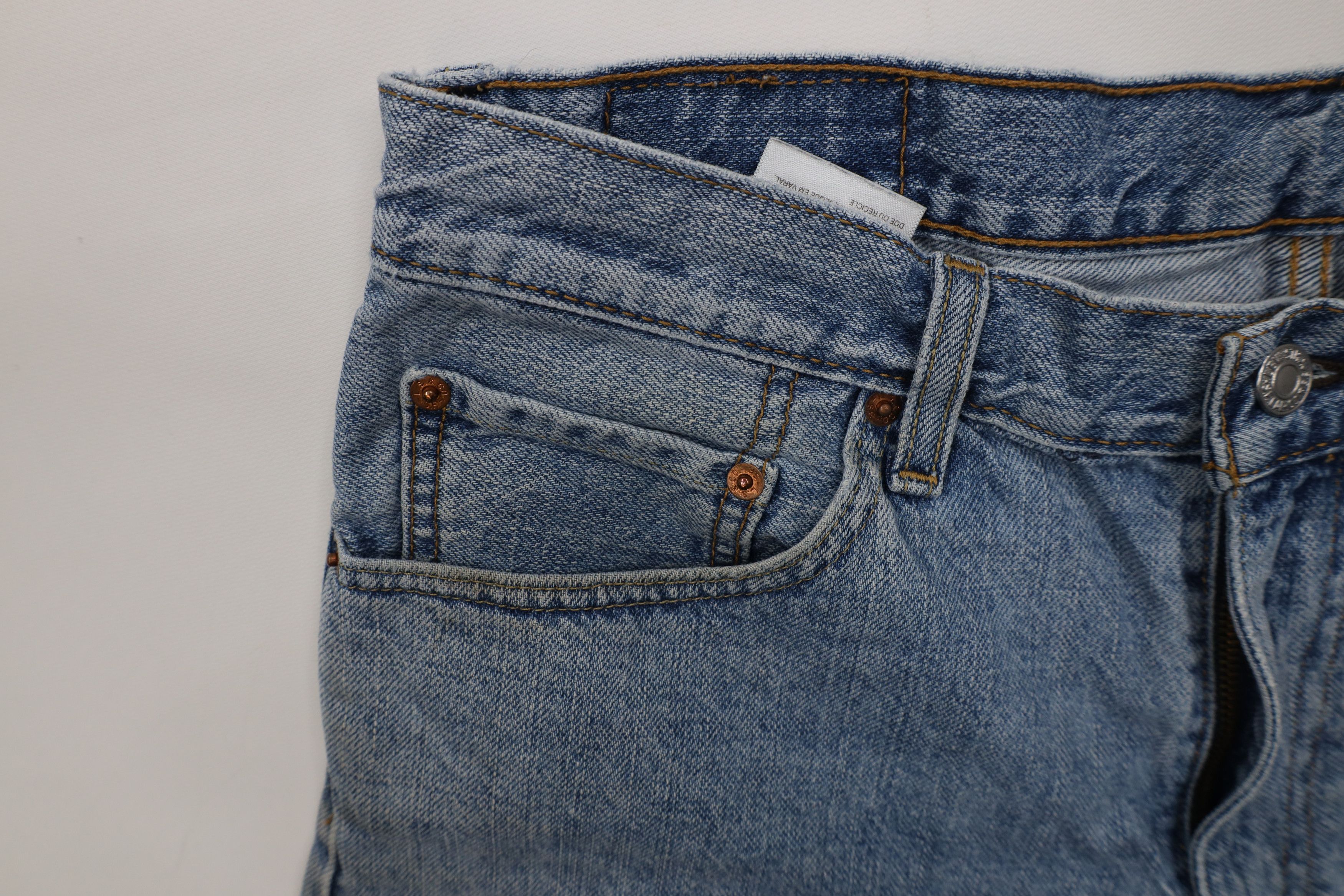 Levi's Vintage Y2K Levis 550 Fit Denim Jean Shorts Jorts Blue Size US 34 / EU 50 - 7 Thumbnail