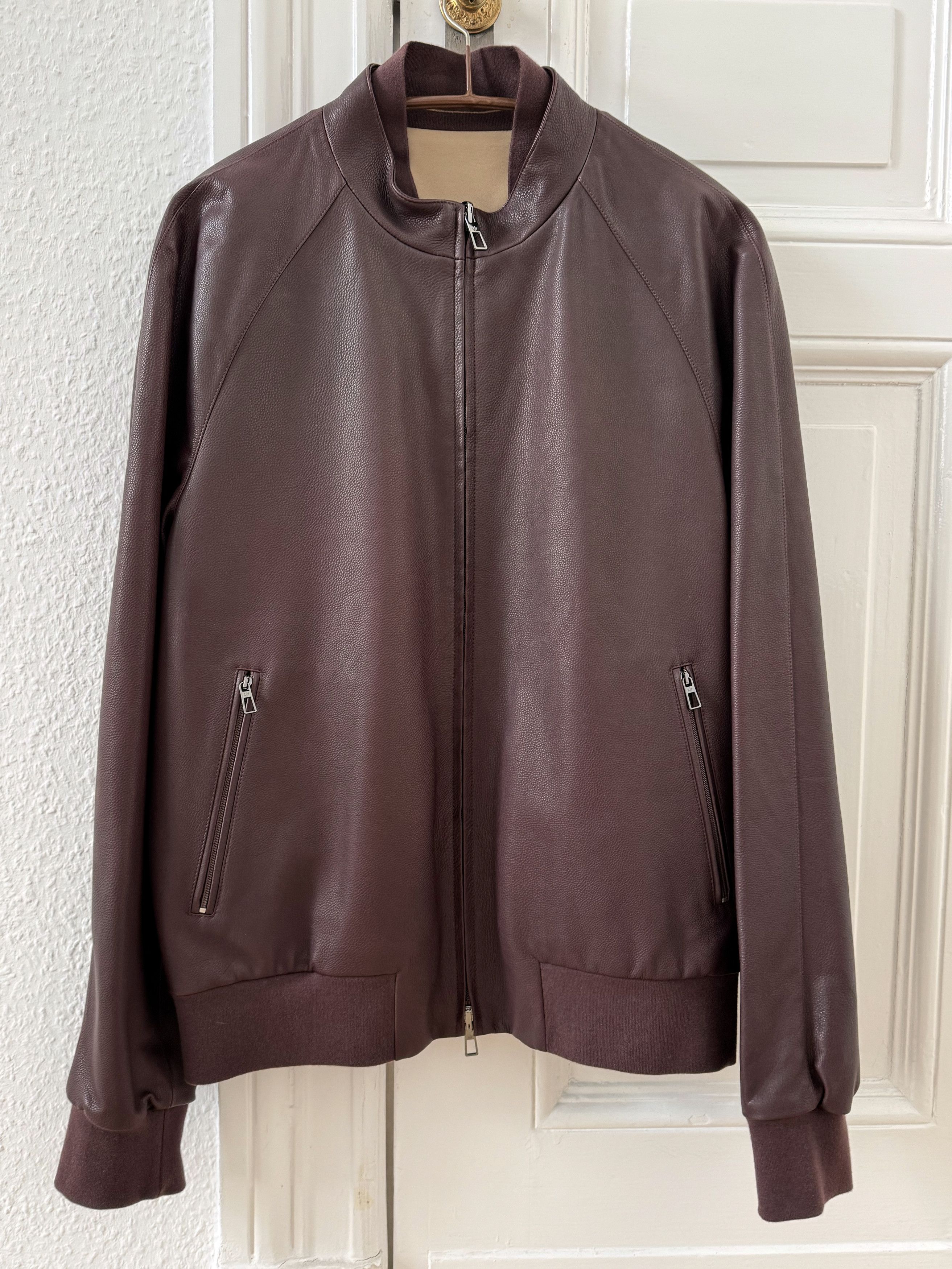 Loro Piana Reversible Crimson Leather Jacket New Size US M / EU 48-50 / 2 - 1 Thumbnail