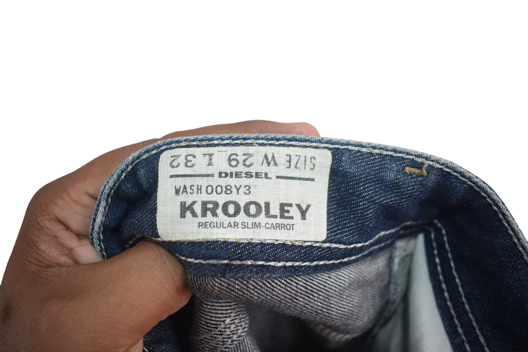 Diesel × Jean Diesel Krooly Distress Jeans W31 Size US 31 - 10 Thumbnail