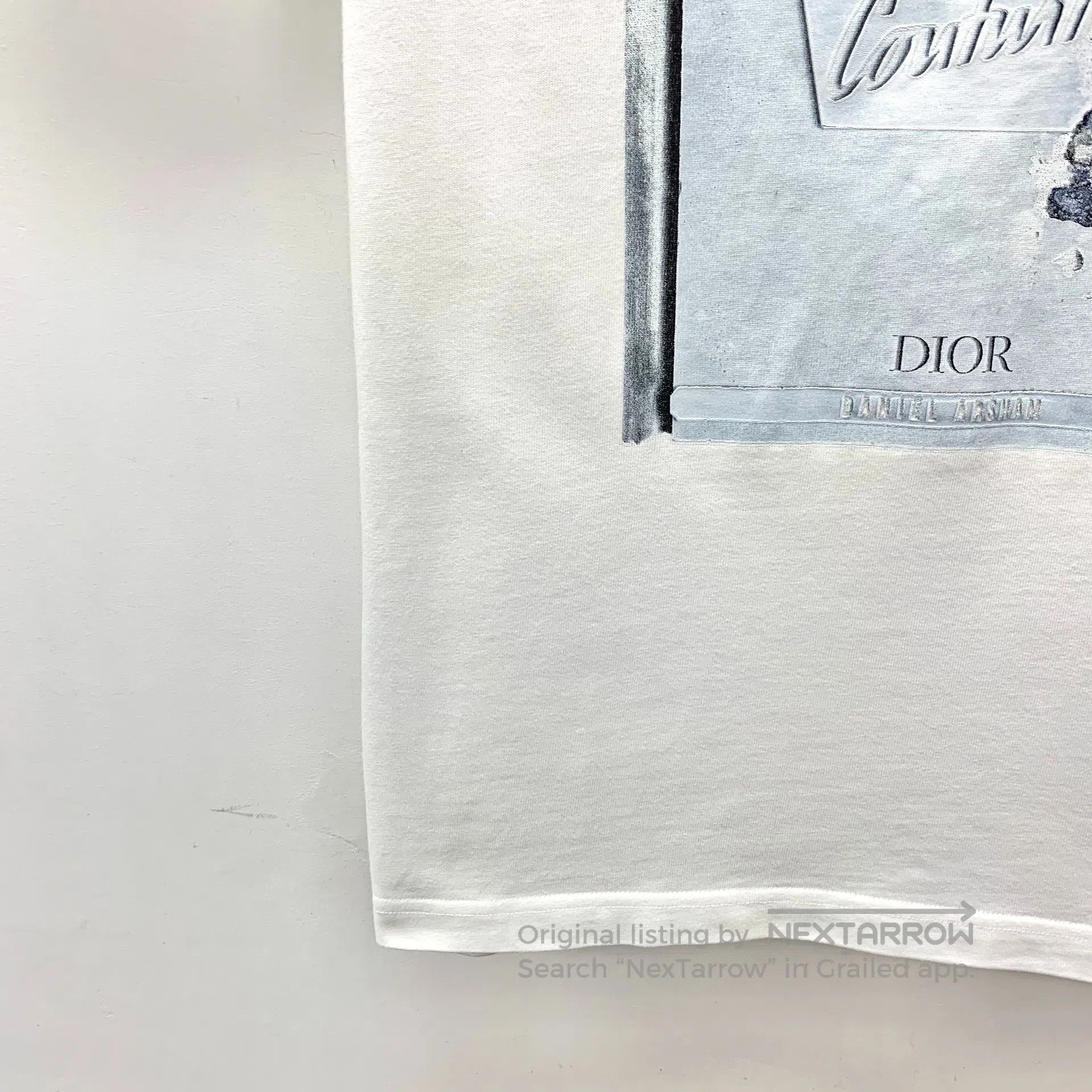Dior Dior White crystal book print cotton round neck short slee Size US XS / EU 42 / 0 - 4 Thumbnail