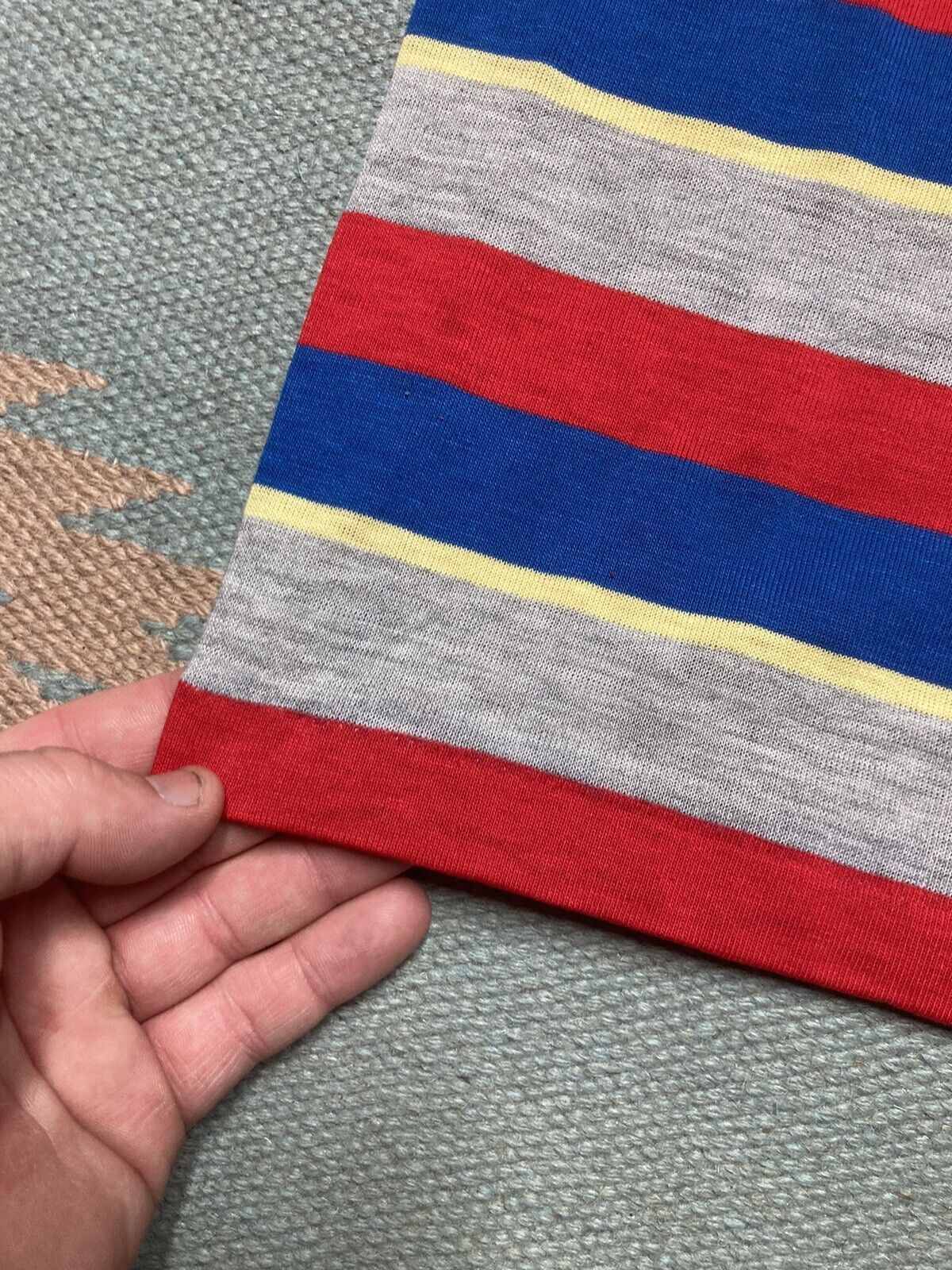 Izod × Vintage VTG iZod lacoste striped polo shirt thin soft size 20 Size S / US 4 / IT 40 - 3 Thumbnail