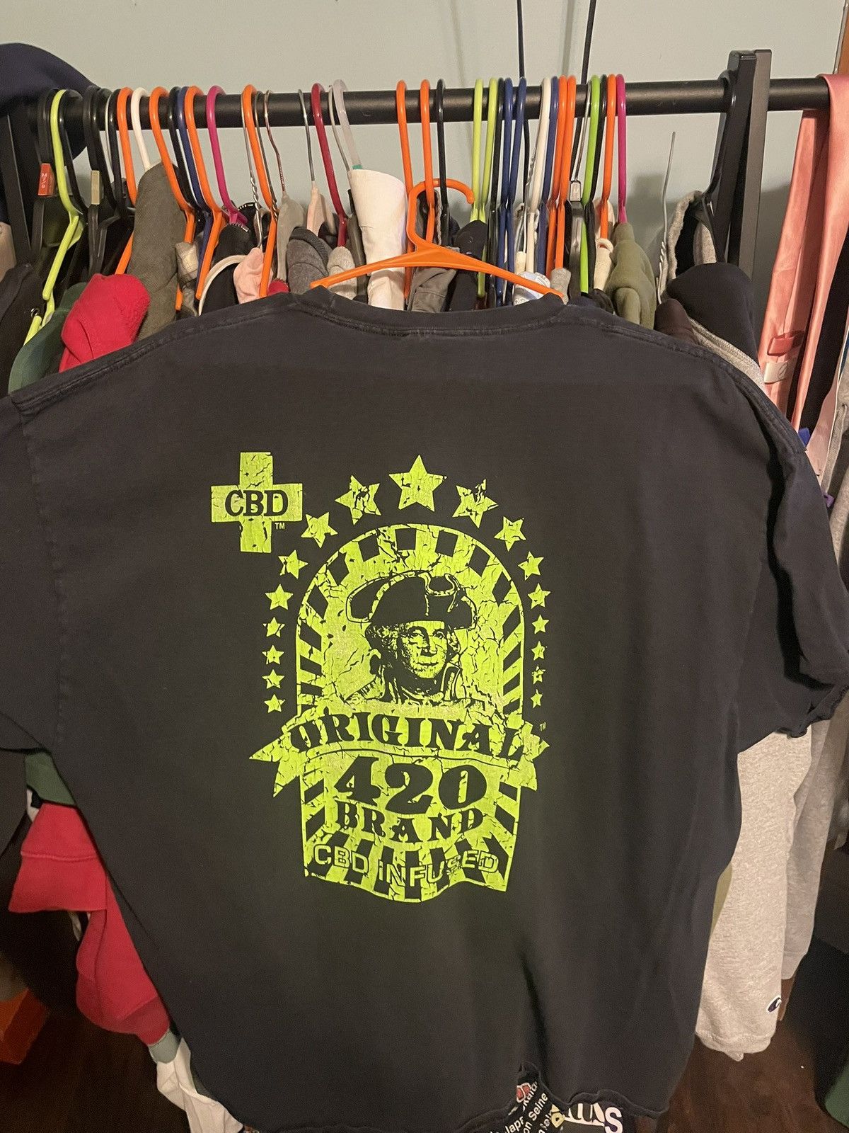 Band Tees × Vintage VINTAGE 420 CBD SHIRT Size US XXL / EU 58 / 5 - 2 Thumbnail