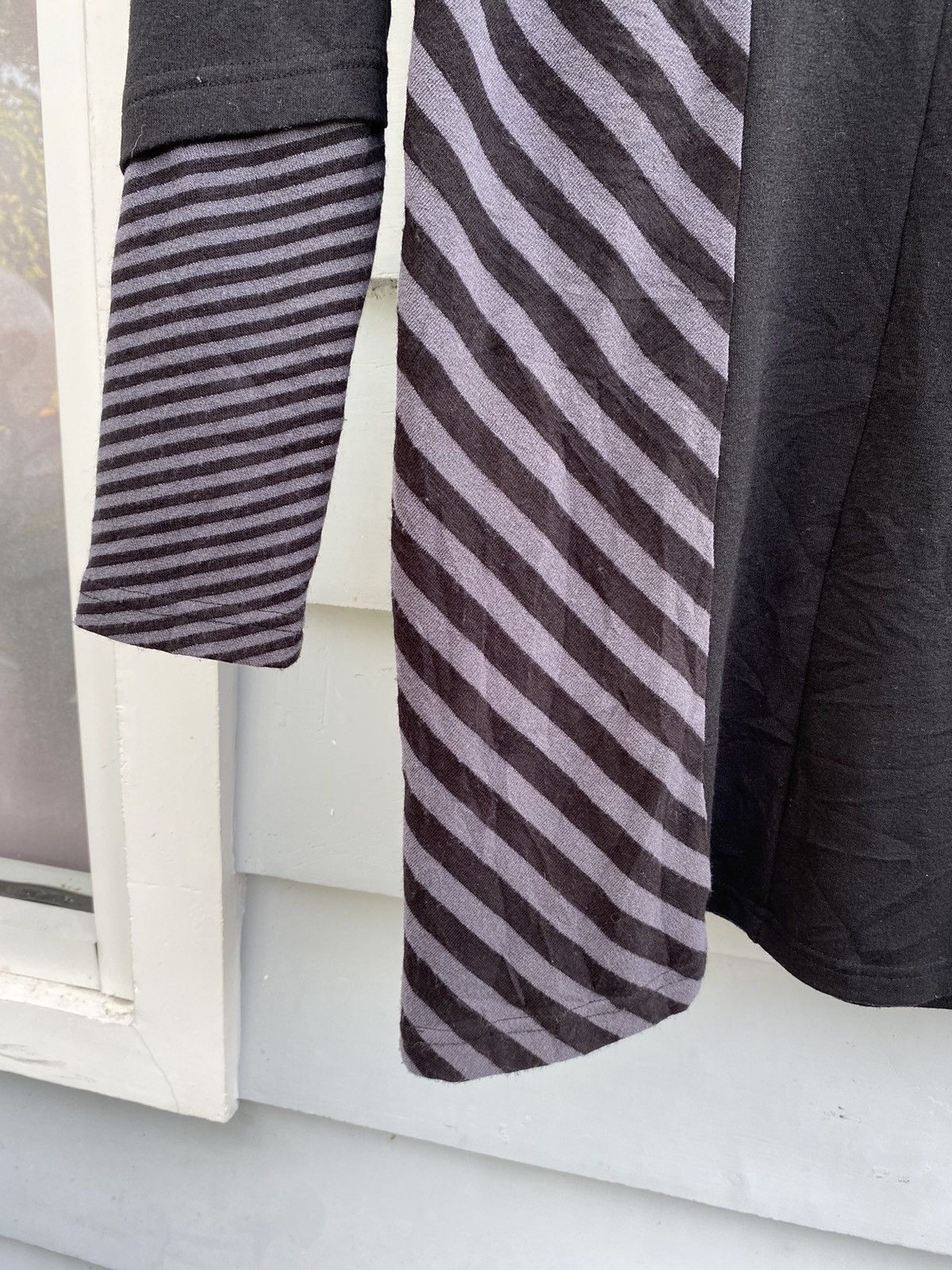 Japanese Brand Diche Nocturne Stich Stripe Highneck Dress Size ONE SIZE - 11 Thumbnail