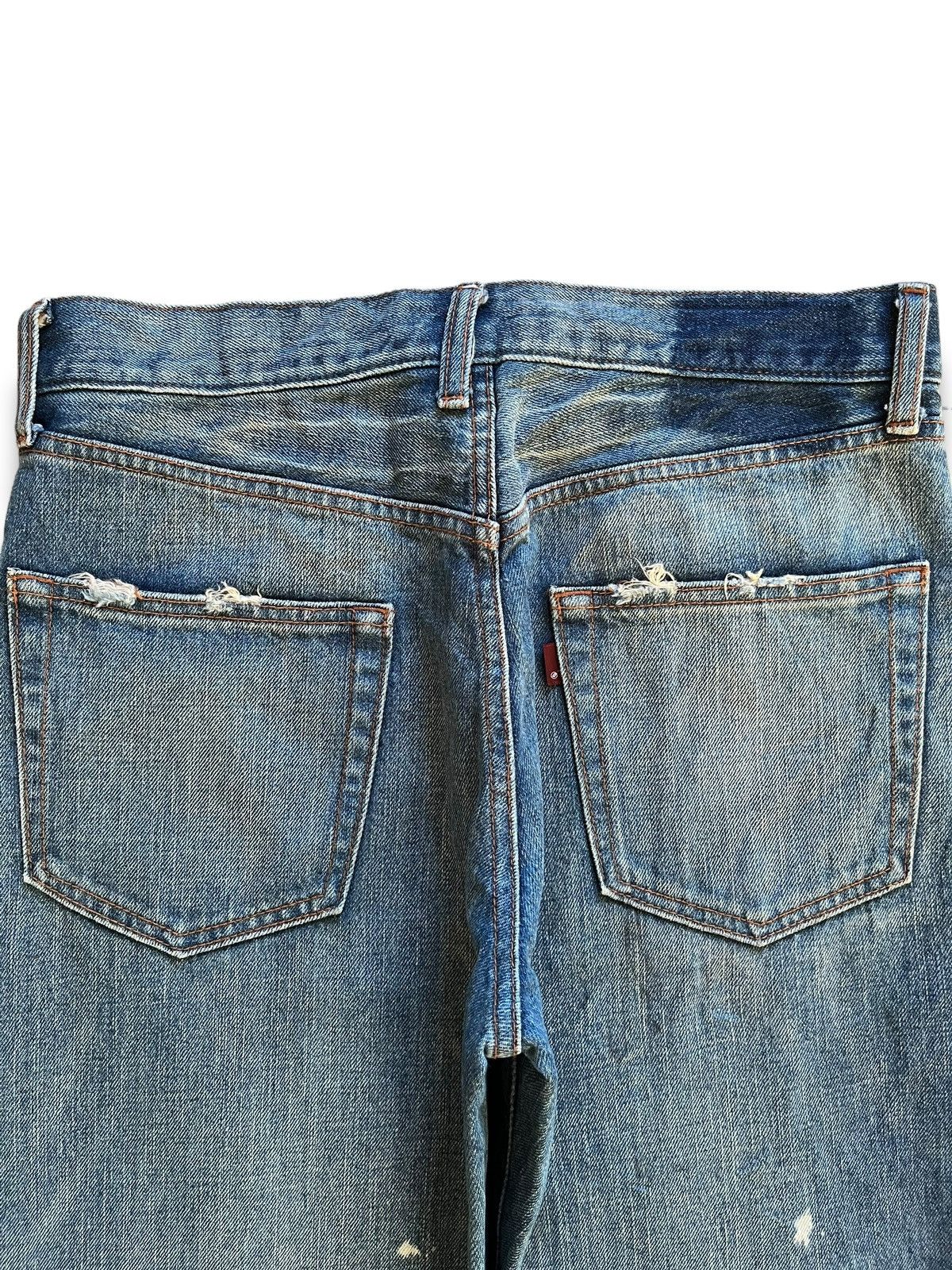 Japanese Brand Vintage Japanese Brand Paint Splatter Distressed Baggy Jeans Size US 31 - 8 Thumbnail