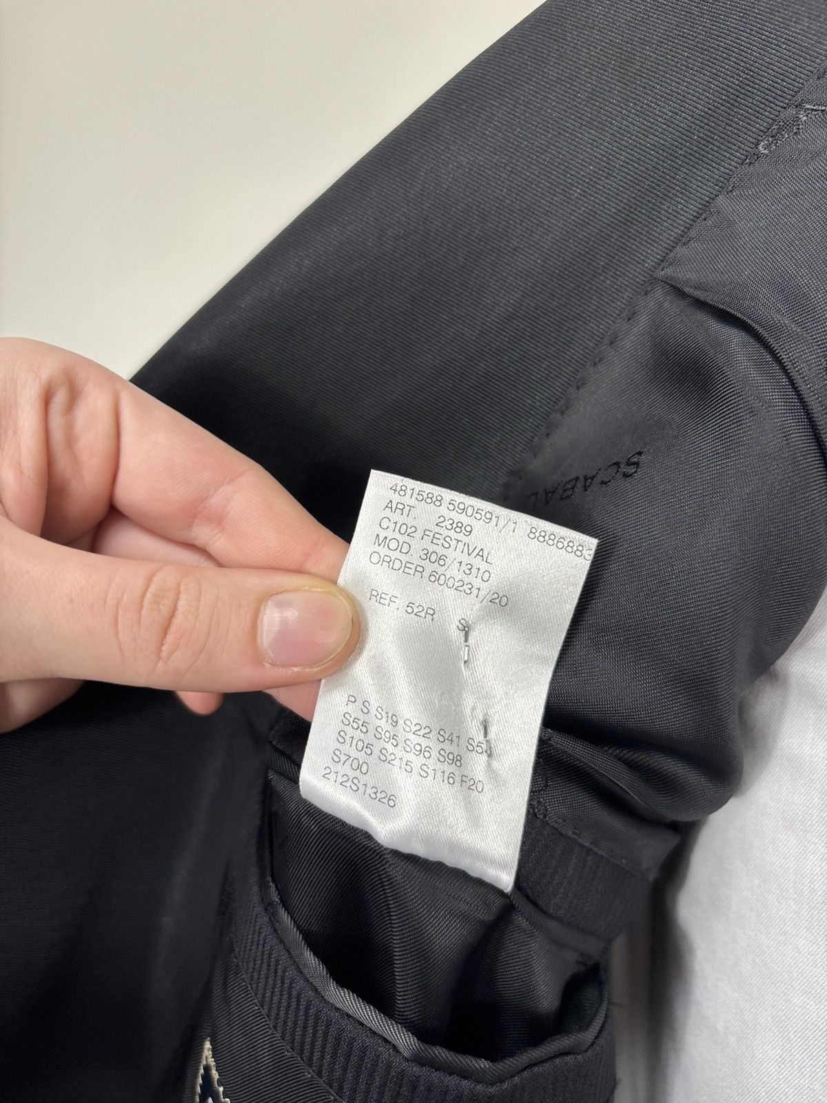 SCABAL Scabal Men’s MTM Black Super 120’s Wool Tuxedo Dinner Suit Size 42R - 14 Thumbnail