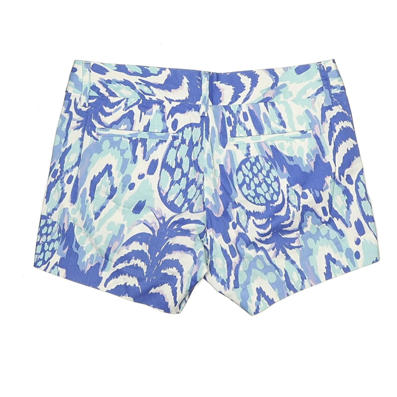 Other Lilly Pulitzer Printed Pineapple Blue Shorts Size 2 Size 26" / US 2 / IT 38 - 2 Thumbnail