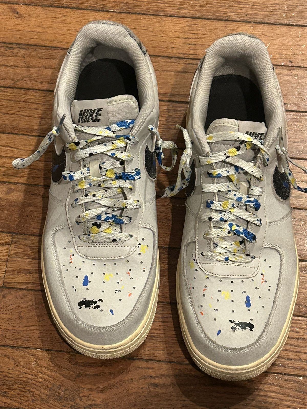 Nike Nike Air Force 1 Low Paint Splatter Size US 13 / EU 46 - 1 Thumbnail