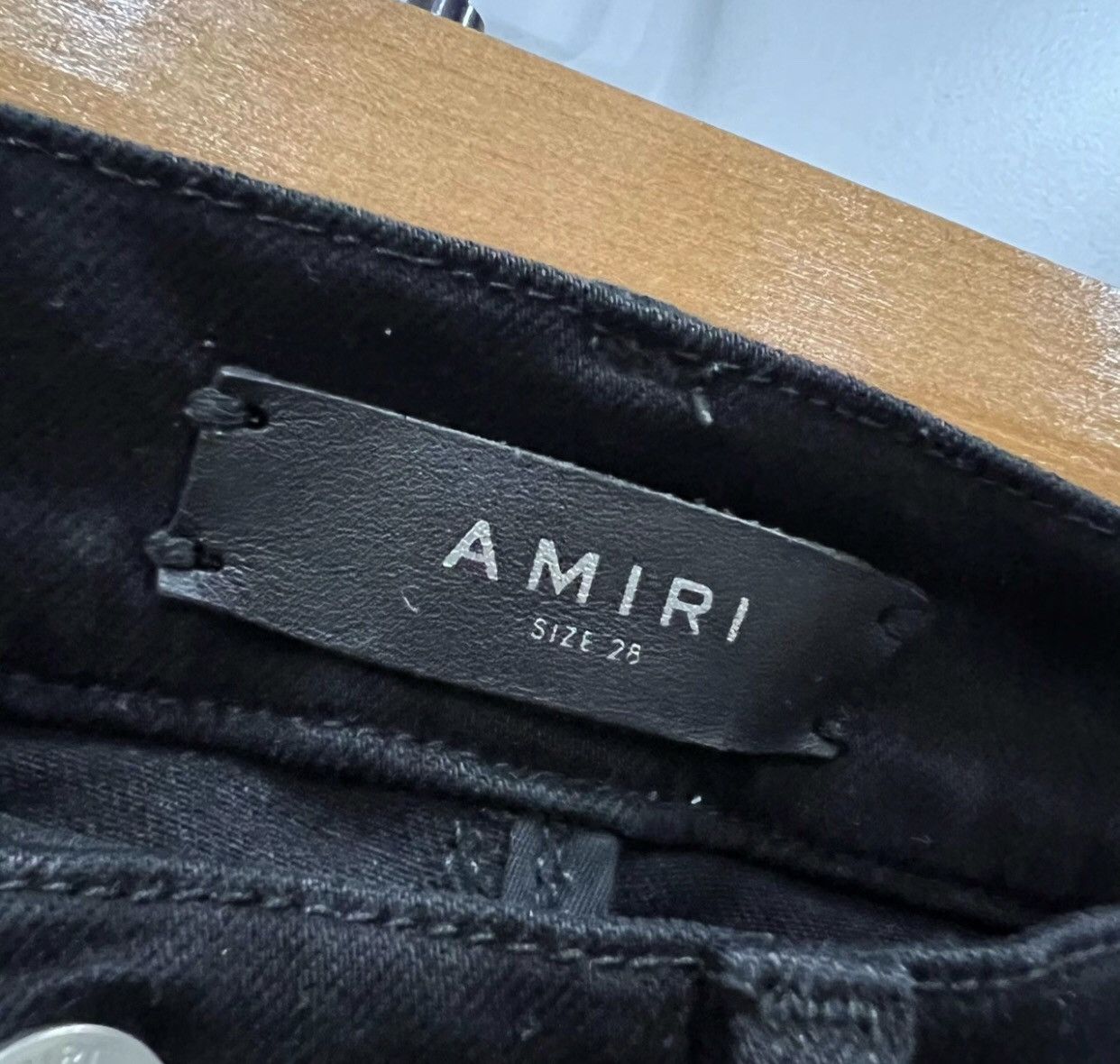 Amiri AMIRI black distressed patchwork jeans 2412-Nextarrow Size US 28 / EU 44 - 3 Thumbnail