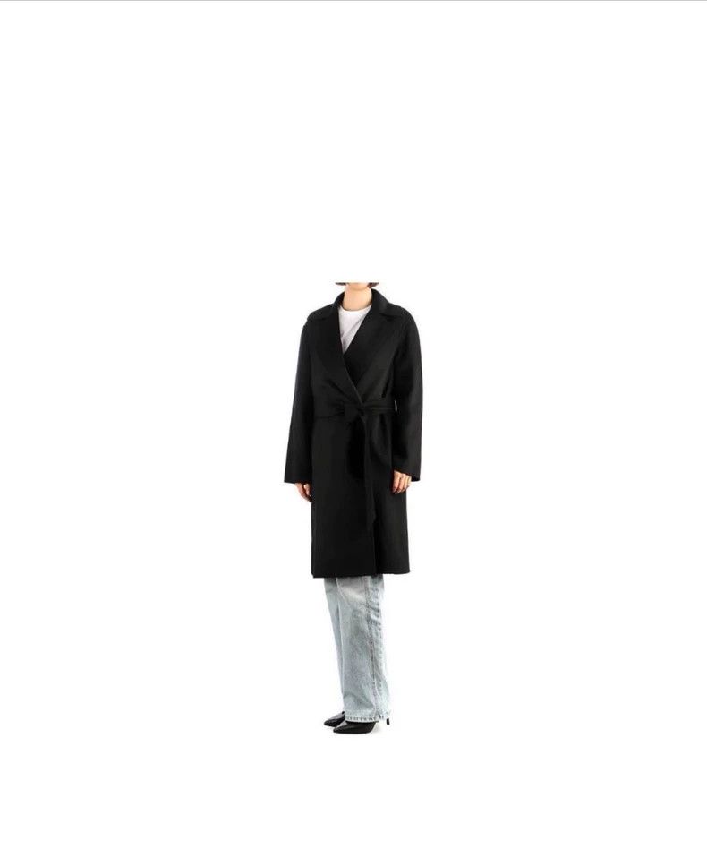 Max Mara Max Mara Genuine wool and cashmere black coat Size XS / US 0-2 / IT 36-38 - 8 Thumbnail