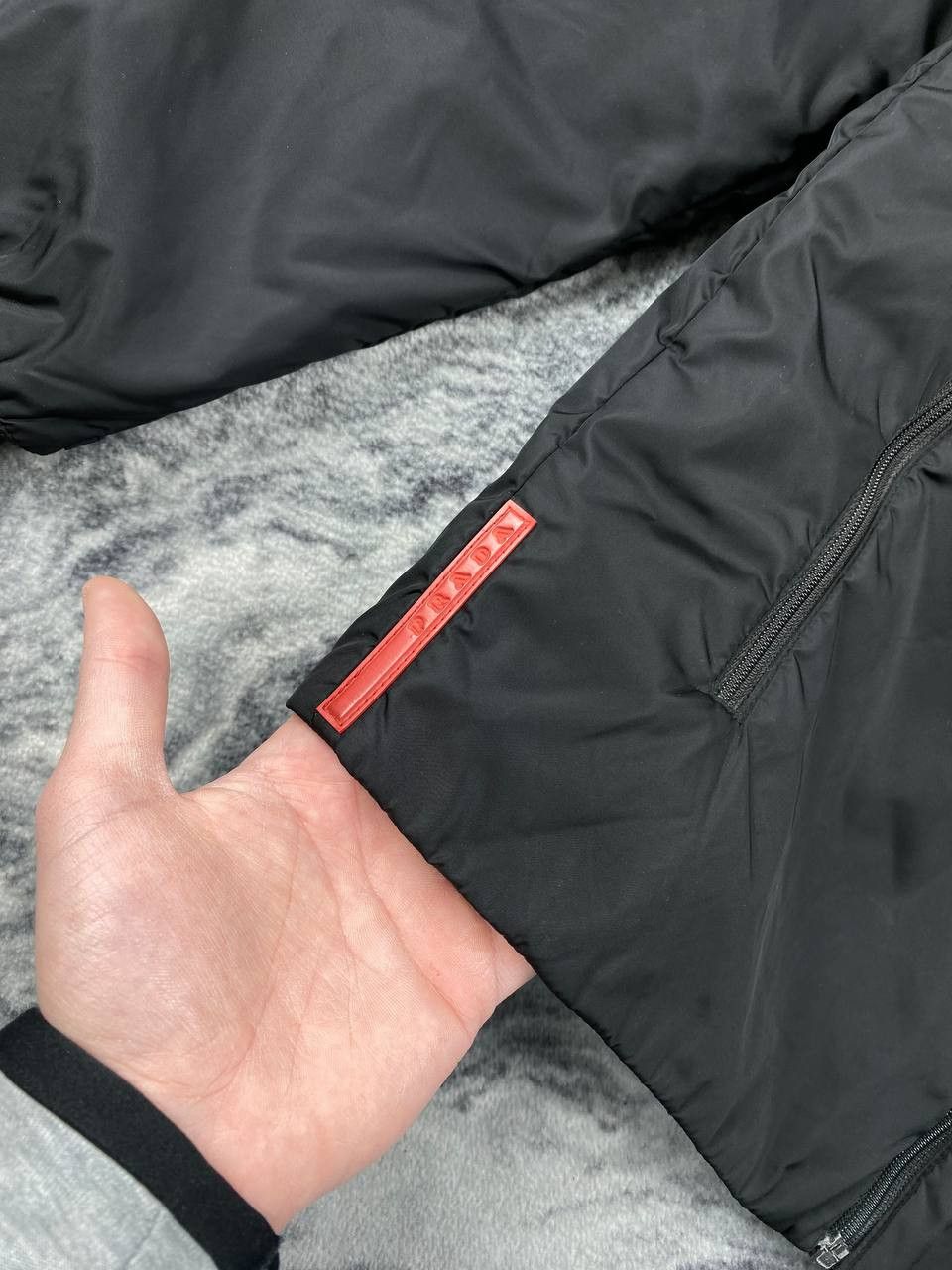 Prada Prada Sport SGV730 Nylon Padded Liner Bomber Jacket Men Size US M / EU 48-50 / 2 - 5 Thumbnail
