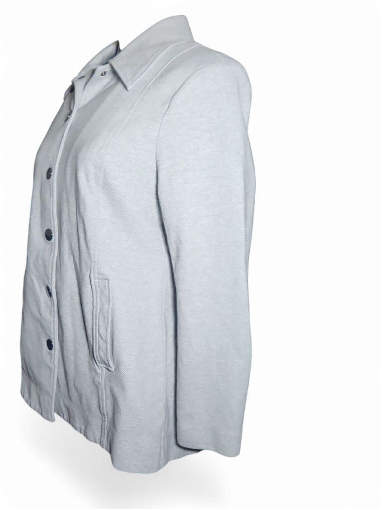 CABANE de ZUCCa Cabi Womens Gray Button-Down Jacket Size M Size M / US 6-8 / IT 42-44 - 2 Thumbnail