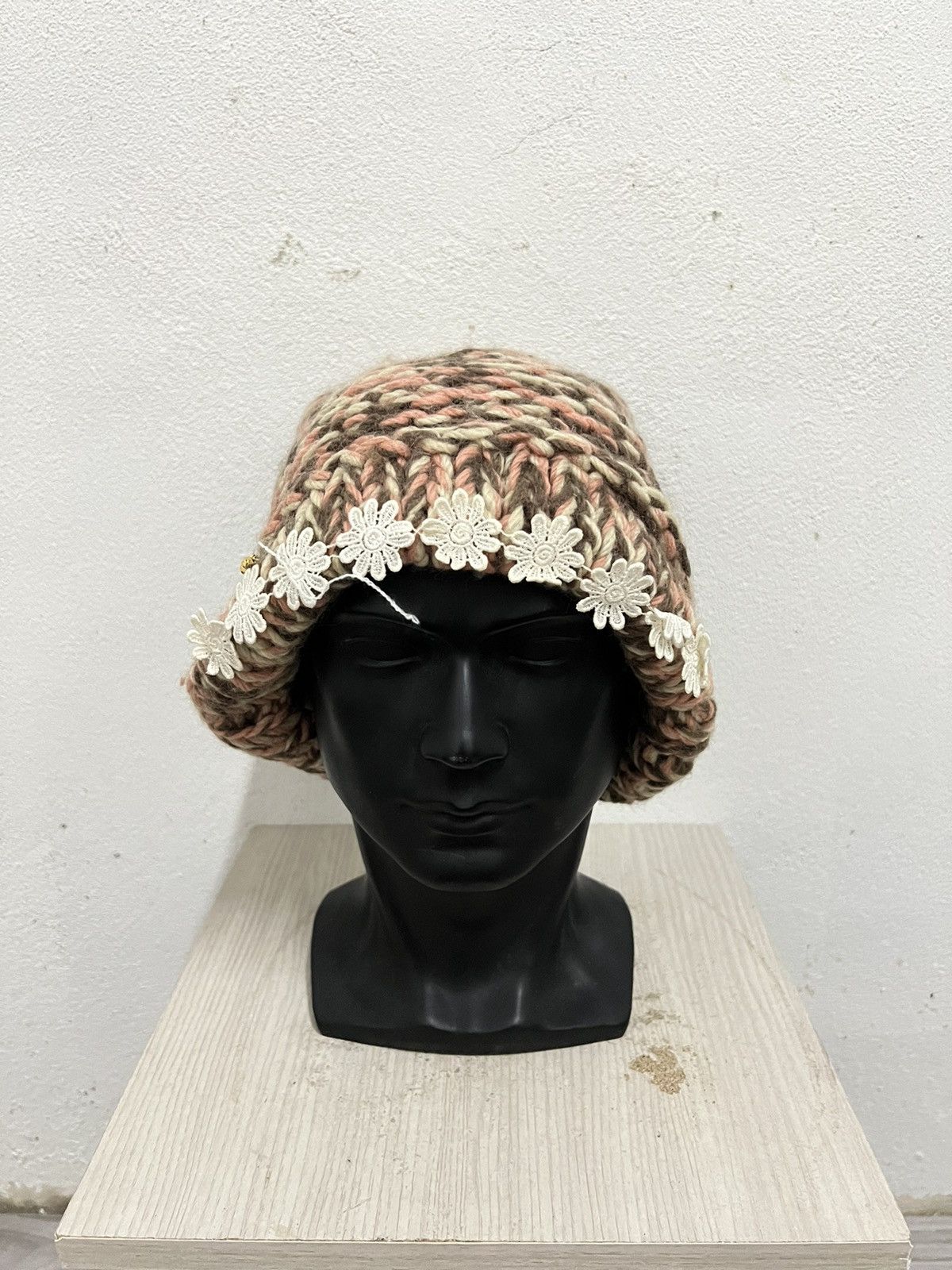 CA4LA Japanese brand Ca4la Crochet Beanie Hat Size ONE SIZE - 2 Thumbnail