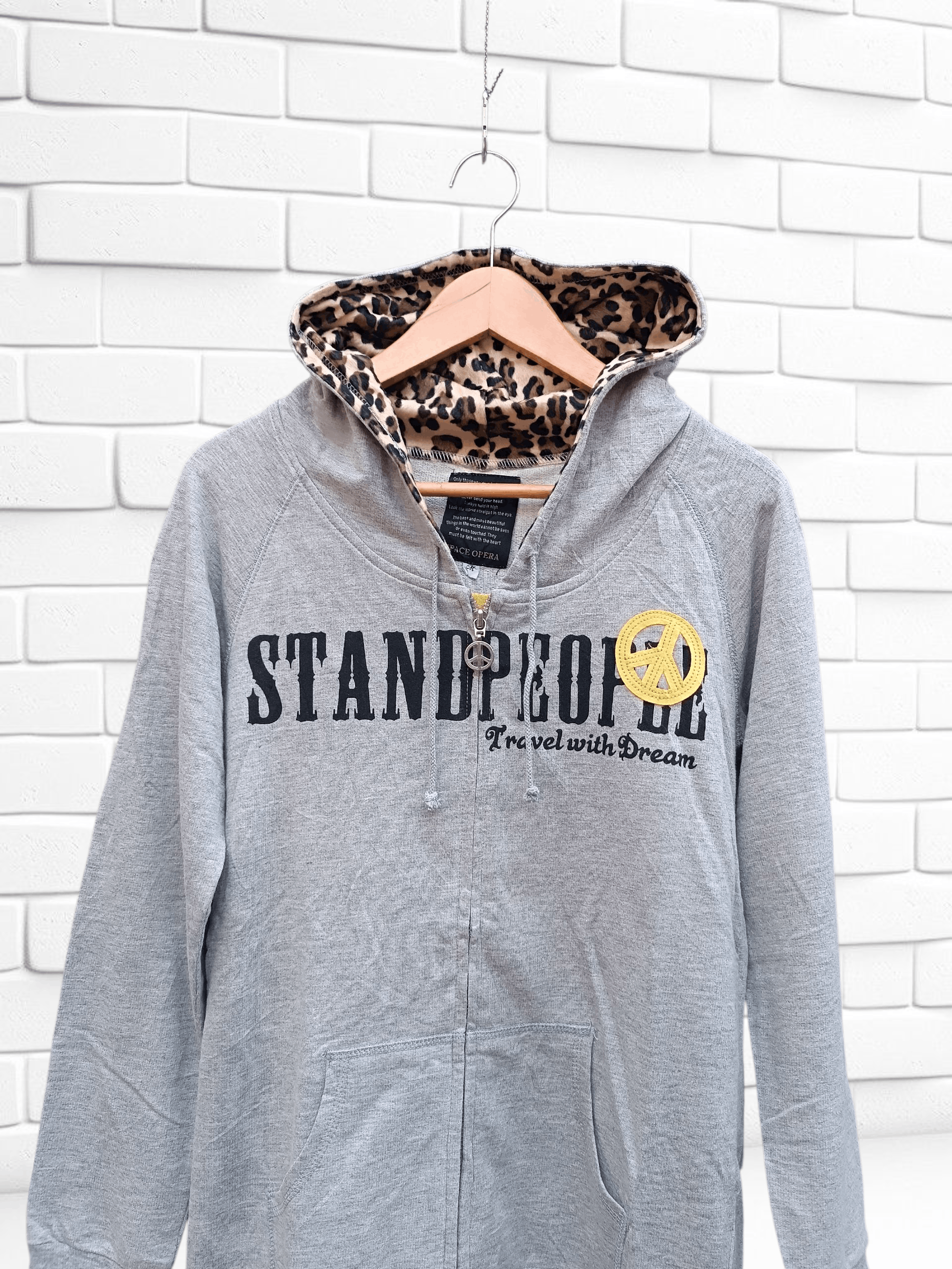 Japanese Brand Y2K Hoodie Sweater Zip Up Poem Subculture Punk Grunge Size M / US 6-8 / IT 42-44 - 3 Thumbnail