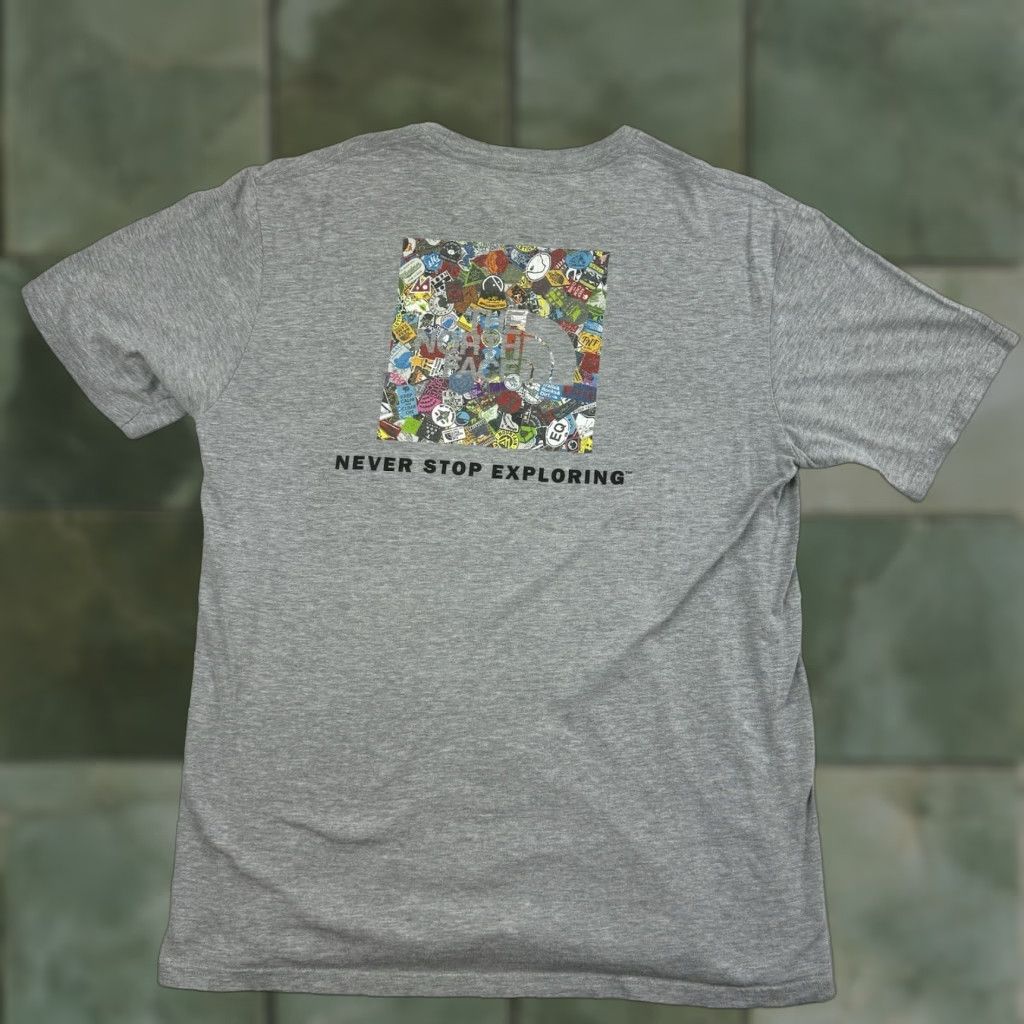 The North Face The North Face T-Shirt Men Adult Medium Gray Street Sign Graphic Never Stop Exploring Shirt Mens M Gray Street Sign Graphic 90s Theme? Size US M / EU 48-50 / 2 - 1 Thumbnail