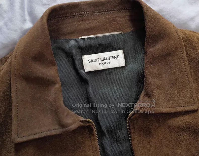 Saint Laurent Paris Saint Laurent Paris Suede pilot jacket Size US S / EU 44-46 / 1 - 3 Thumbnail