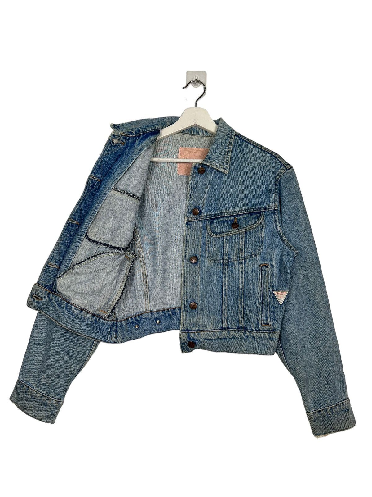 Valentino 🔥 VINTAGE VALENTINO JEANS CROPPED TRUCKER JACKET Size US M / EU 48-50 / 2 - 9 Thumbnail