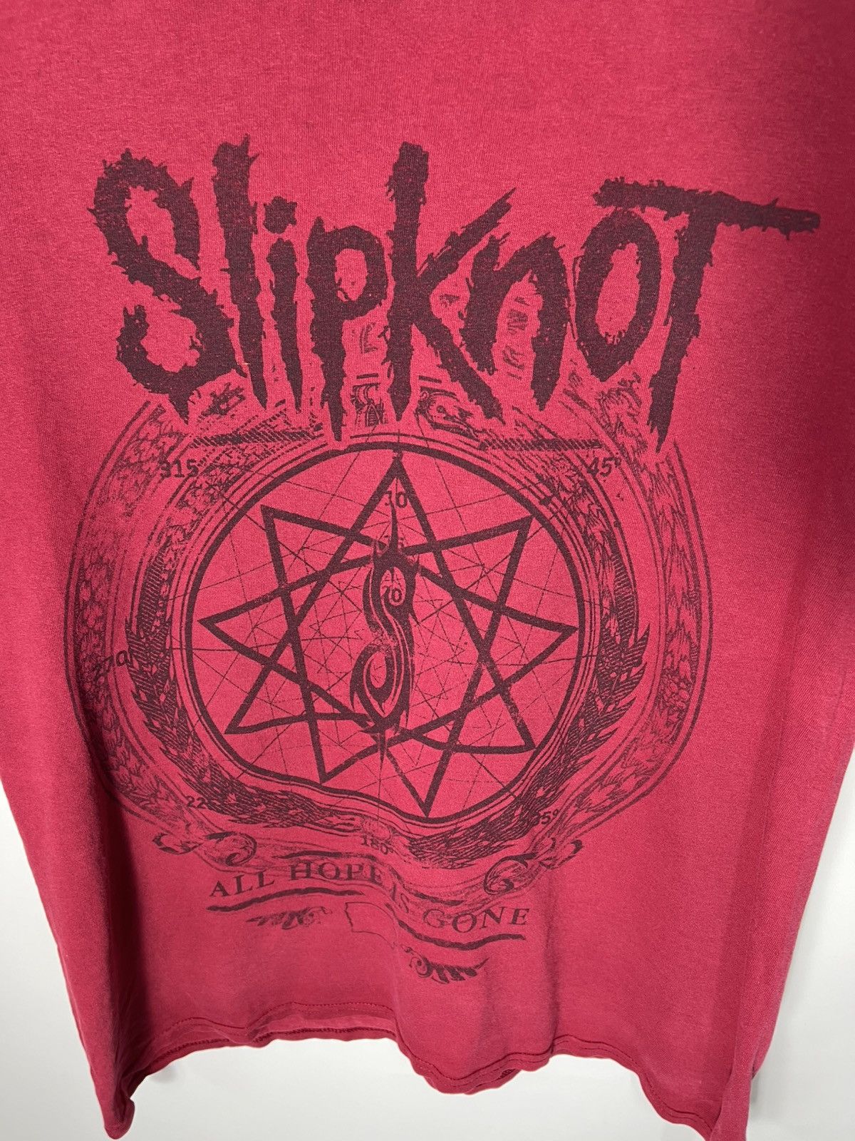 Band Tees Vintage Red men's slipknot t-shirt with pentorgram Size US L / EU 52-54 / 3 - 2 Thumbnail