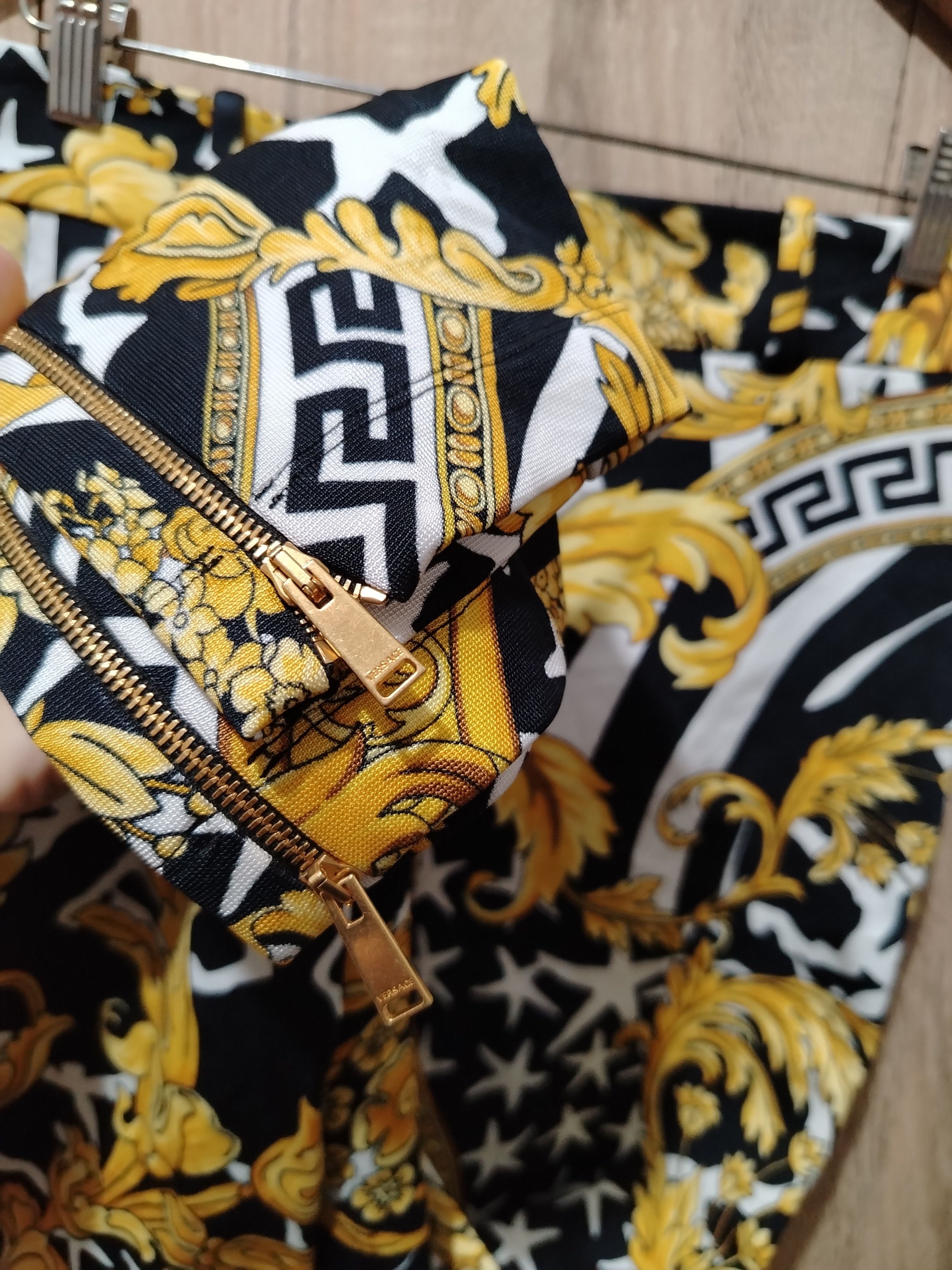 Versace VERSACE printed legging ankle zip Size 29" - 9 Thumbnail