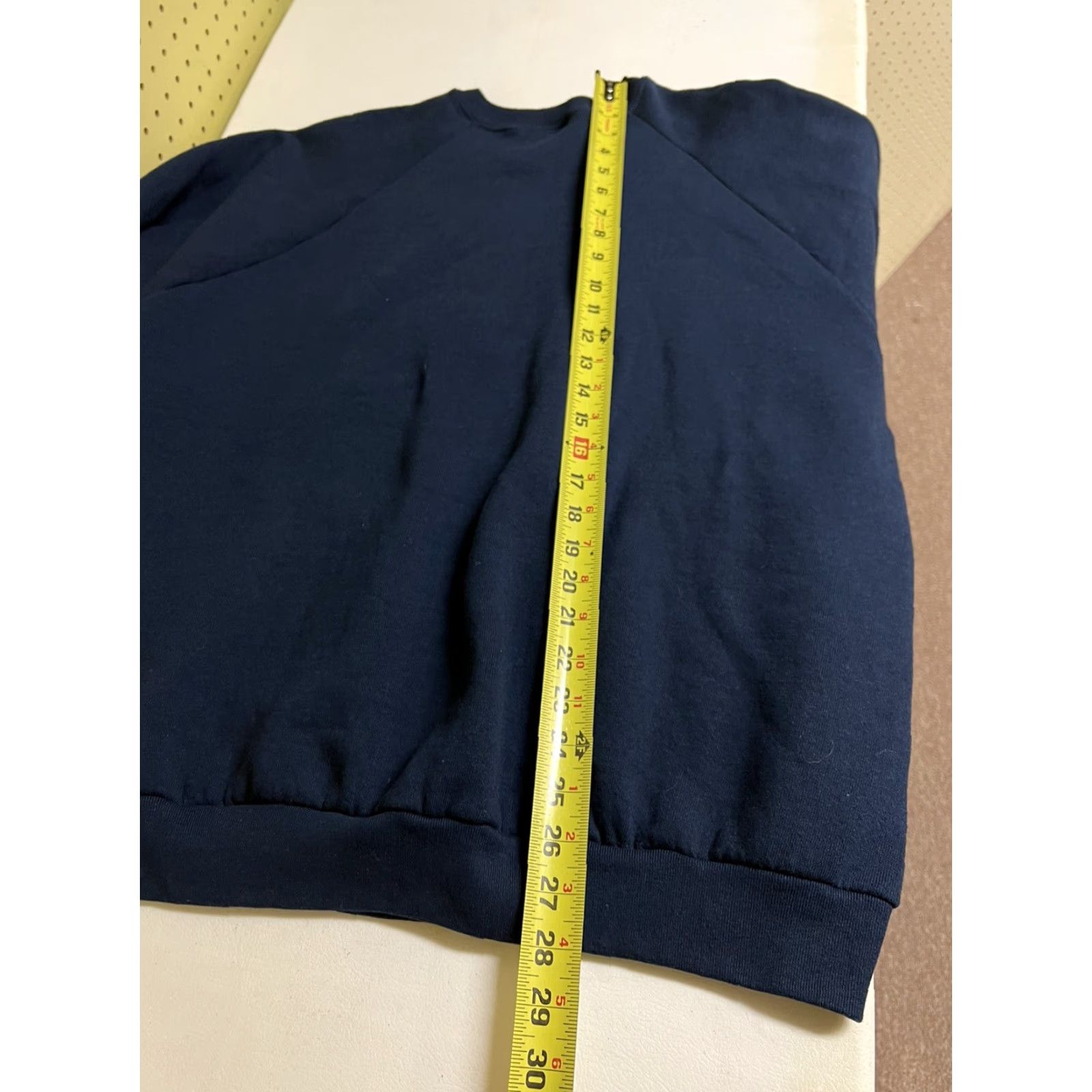Fruit Of The Loom VINTAGE Fruit of the Loom Sweater Pullover Crew Neck Blue XL Men 80s Casual Knit Sweatshirt Blank Size US XL / EU 56 / 4 - 6 Thumbnail