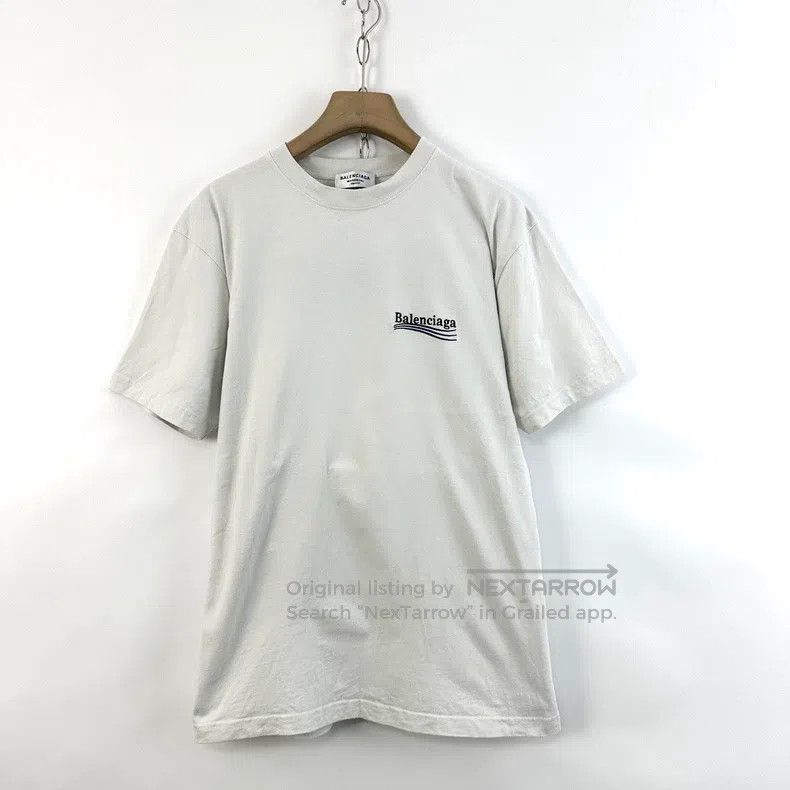Balenciaga Balenciaga White chest Coke print embroidered logo short-s Size US XXS / EU 40 - 1 Thumbnail