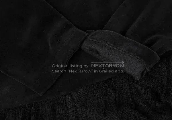 Comme des Garcons Comme Des Garcons Black vintage velvet sheer lace dress Size M / US 6-8 / IT 42-44 - 5 Thumbnail