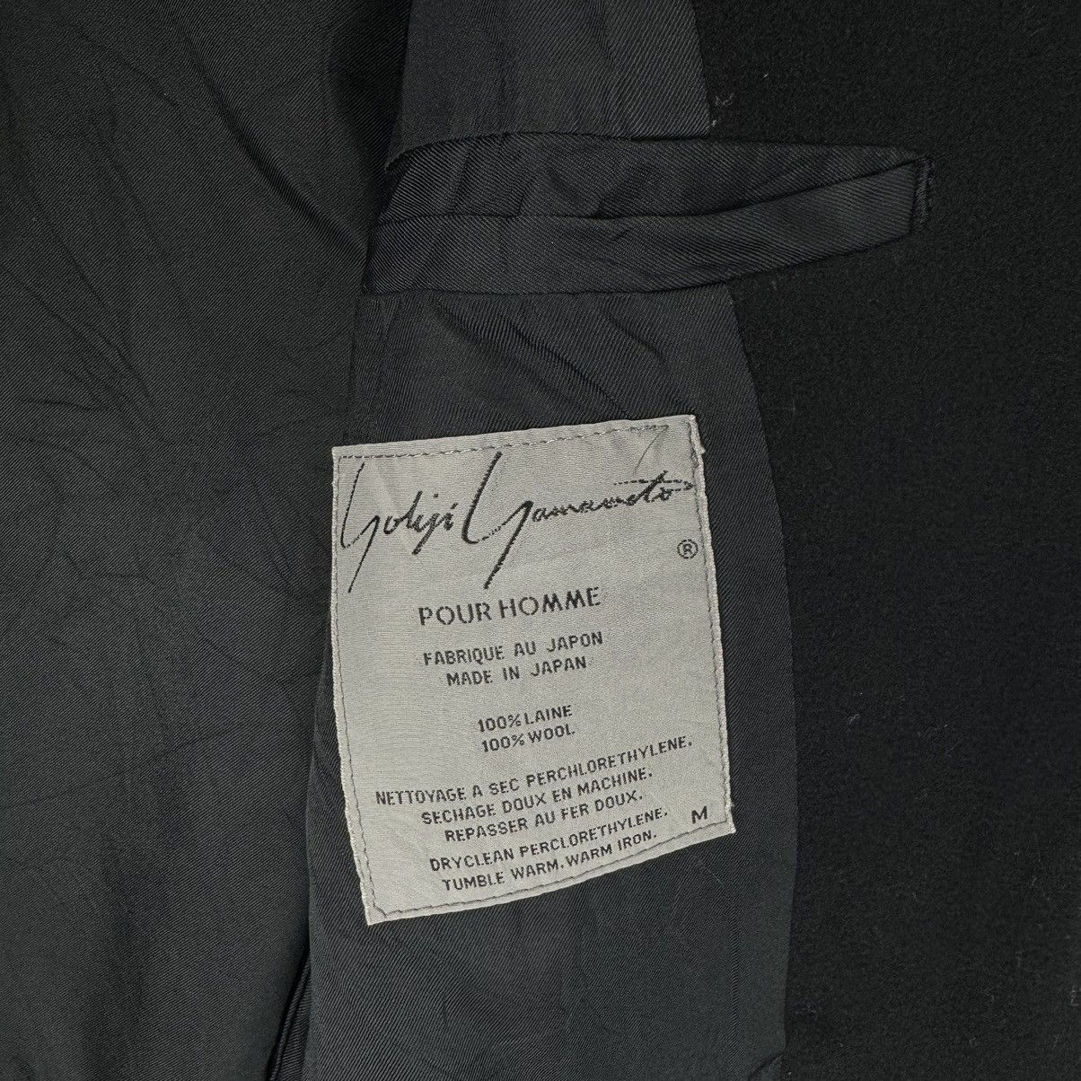 Yohji Yamamoto 🌟YOHJI YAMAMOTO POUR HOMME SIGNATURE AW87 WOOL BLAZER COAT Size US M / EU 48-50 / 2 - 12 Thumbnail