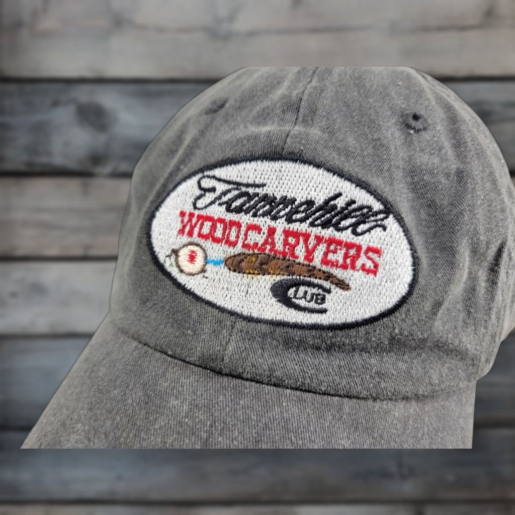 Port & Company Tannehill Woodcarvers Club Hat Gray Baseball Cap Mens One Size Port & Company Size ONE SIZE - 1 Thumbnail
