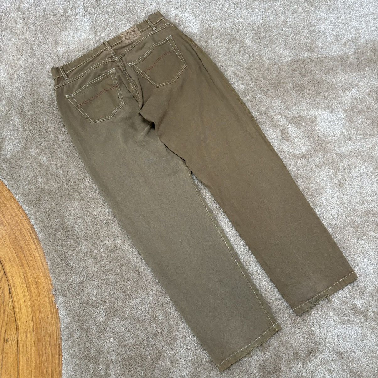 パンツ Stussy FLORAL JACQUARD BIG OL' JEANS 28 Stussy - Floral Jacquard Velvet Big 'Ol Jeans – eluXive