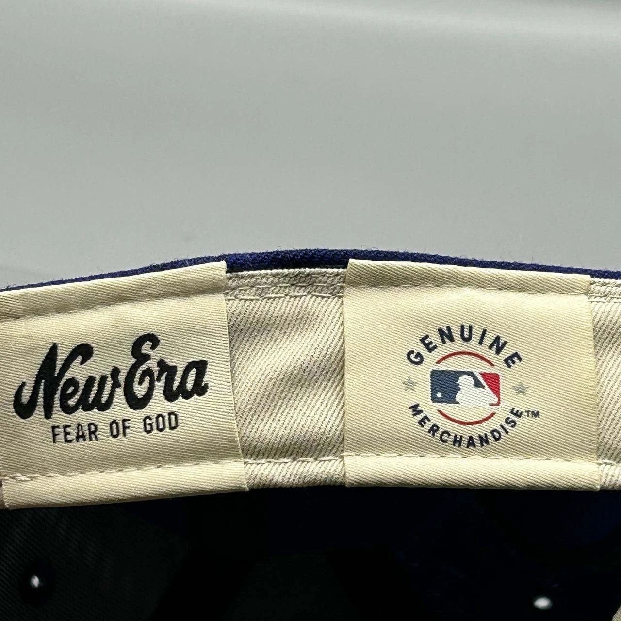 New Era Fear of God Hat Men 7 1/8 Fitted Cap LA Dodgers FOG Wool New Size ONE SIZE - 3 Thumbnail